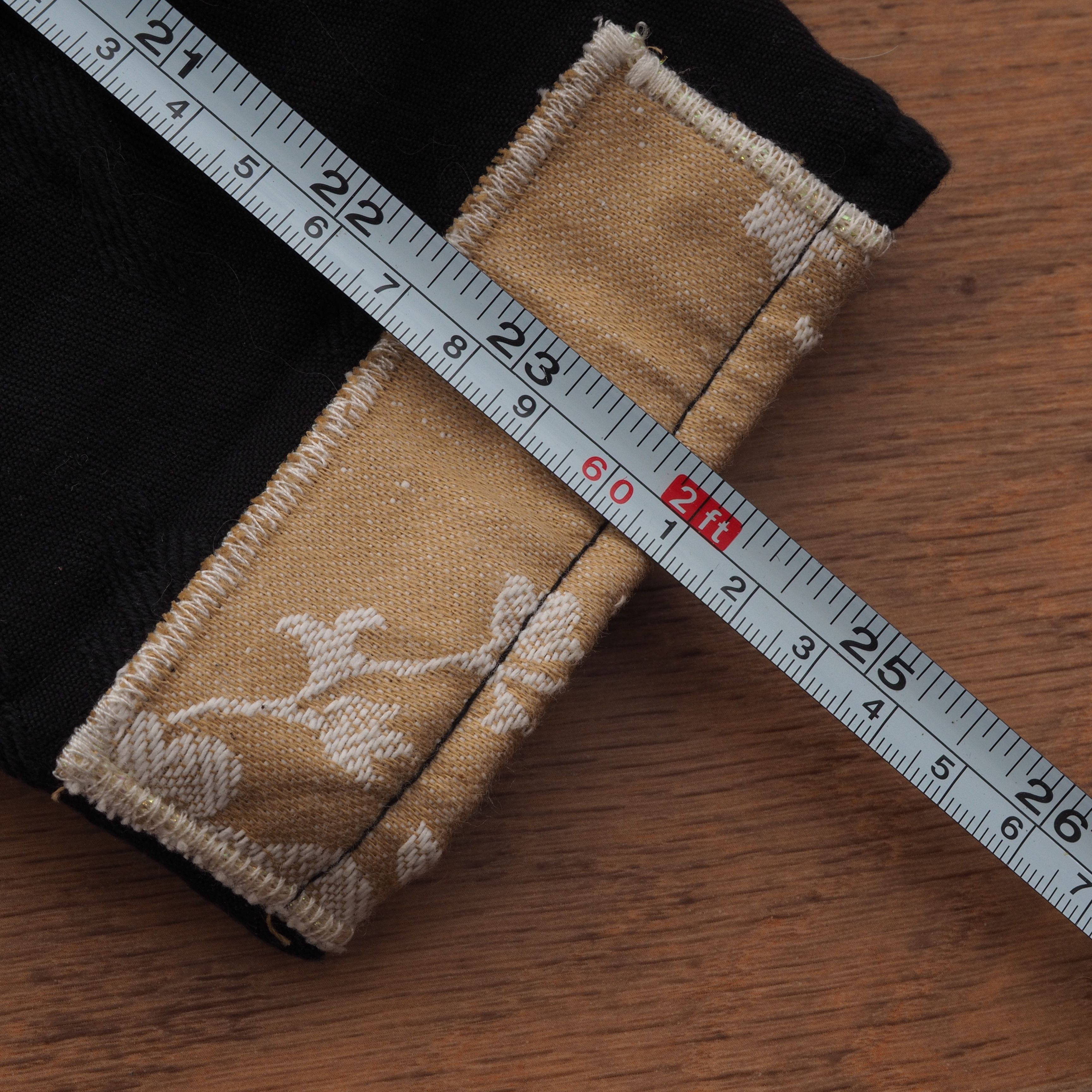 Vintage Paradise Italian Vintage Black Embroidery Patchwork Jacket Size ONE SIZE - 10 Thumbnail