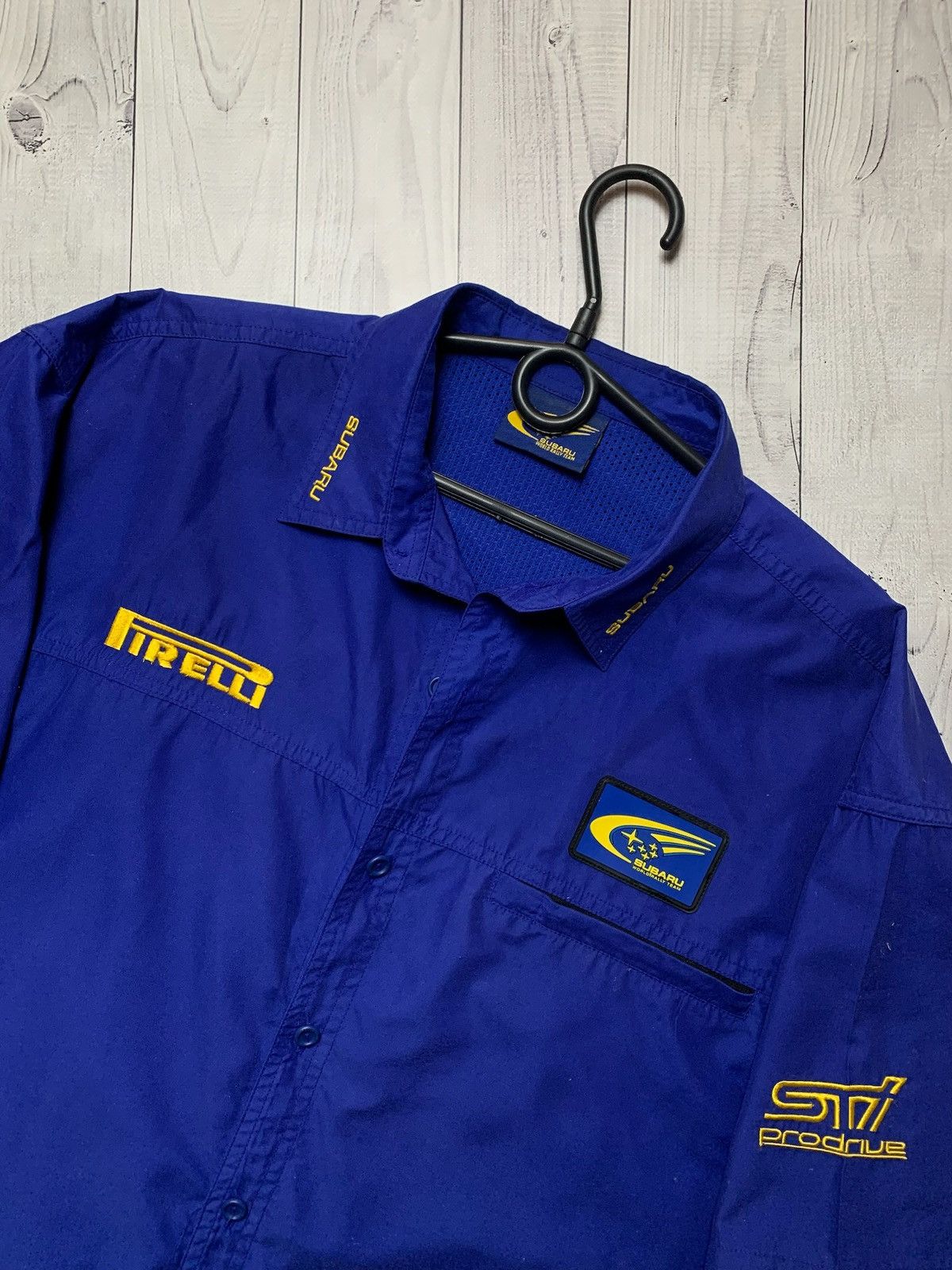 Vintage Vintage Subaru racing shirt size XL blue logo Size US XL / EU 56 / 4 - 3 Thumbnail