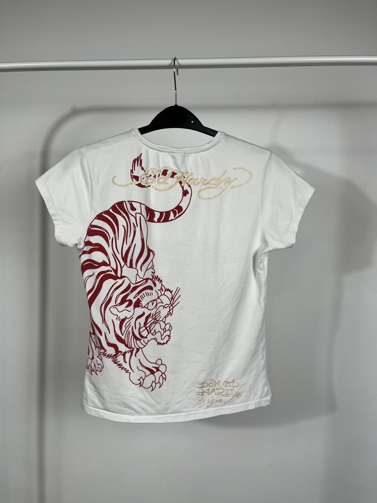Ed Hardy Ed Hardy Women’s XS Dragon Tattoo Graphic Tee Y2K Style Size XS / US 0-2 / IT 36-38 - 8 Thumbnail