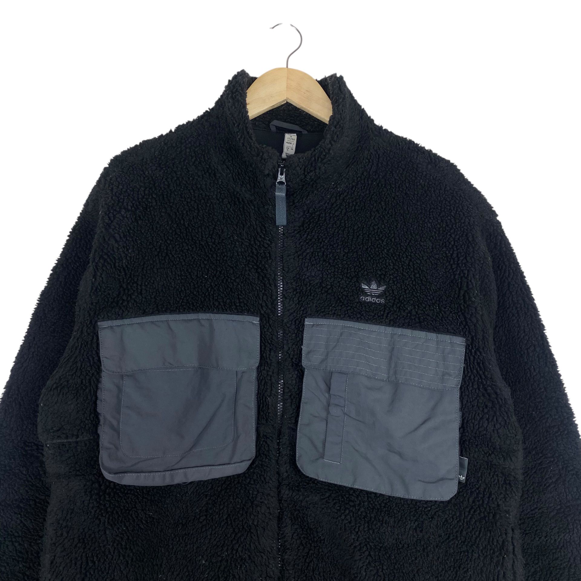 Adidas 💥BOA FLEECE ADIDAS DEEPILE ZIPPER JACKET Size US L / EU 52-54 / 3 - 4 Thumbnail