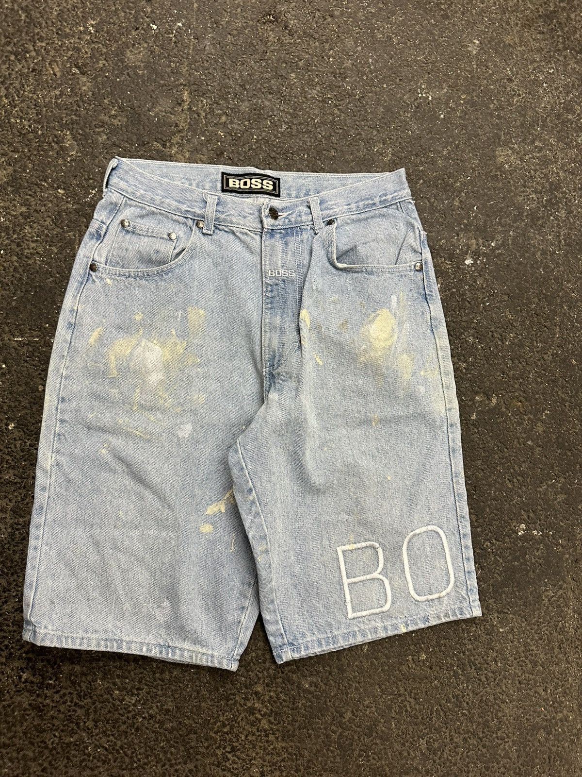 Hugo Boss × Vintage Y2K boss baggy jorts Size US 28 / EU 44 - 5 Thumbnail