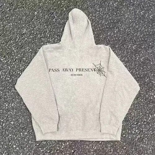 Japanese Brand Hoodie Eye print gray washed vintage cotton hoodie Size US L / EU 52-54 / 3 - 2 Thumbnail