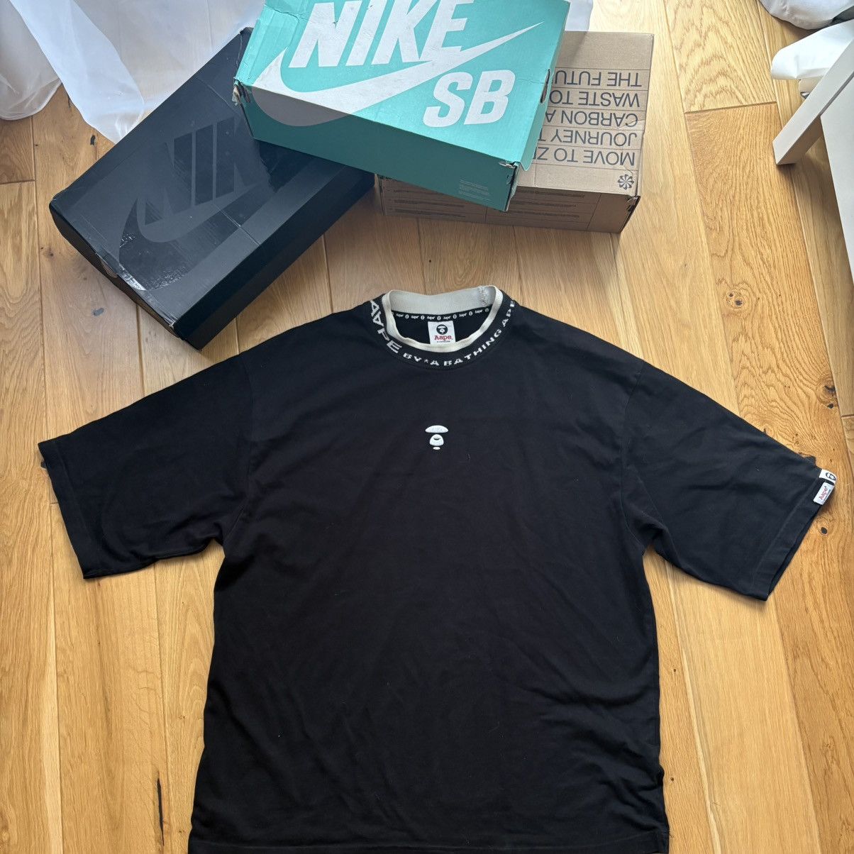 Aape A bathing ape t-shirt jersey Size US S / EU 44-46 / 1 - 1 Thumbnail