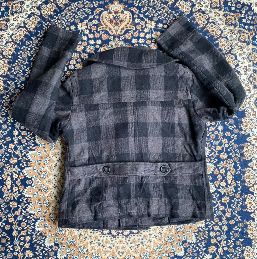 Diesel DIESEL Block Check Short P-COAT Grey Size S / US 4 / IT 40 - 3 Thumbnail