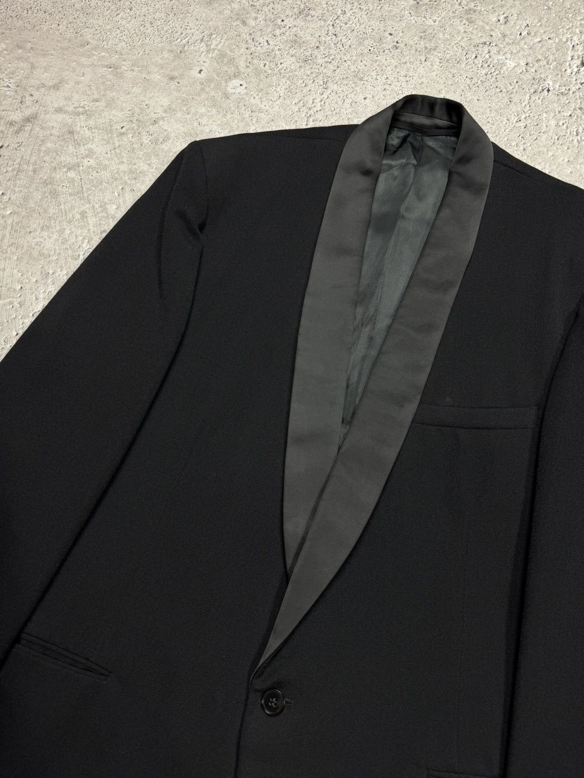 Other Burton Vintage Burton Tuxedo Blazer Satin Shawl Collar 52 Size US L / EU 52-54 / 3 - 4 Thumbnail