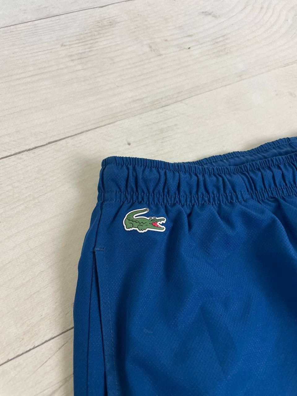 Lacoste Lacoste Nylon Track Pants Logo Striped Blue Y2K Size US 28 / EU 44 - 4 Thumbnail