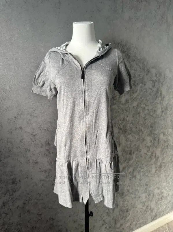 Burberry Burberry Gray Cotton Short Sleeve Hoodie Dress. Size M / US 6-8 / IT 42-44 - 5 Thumbnail