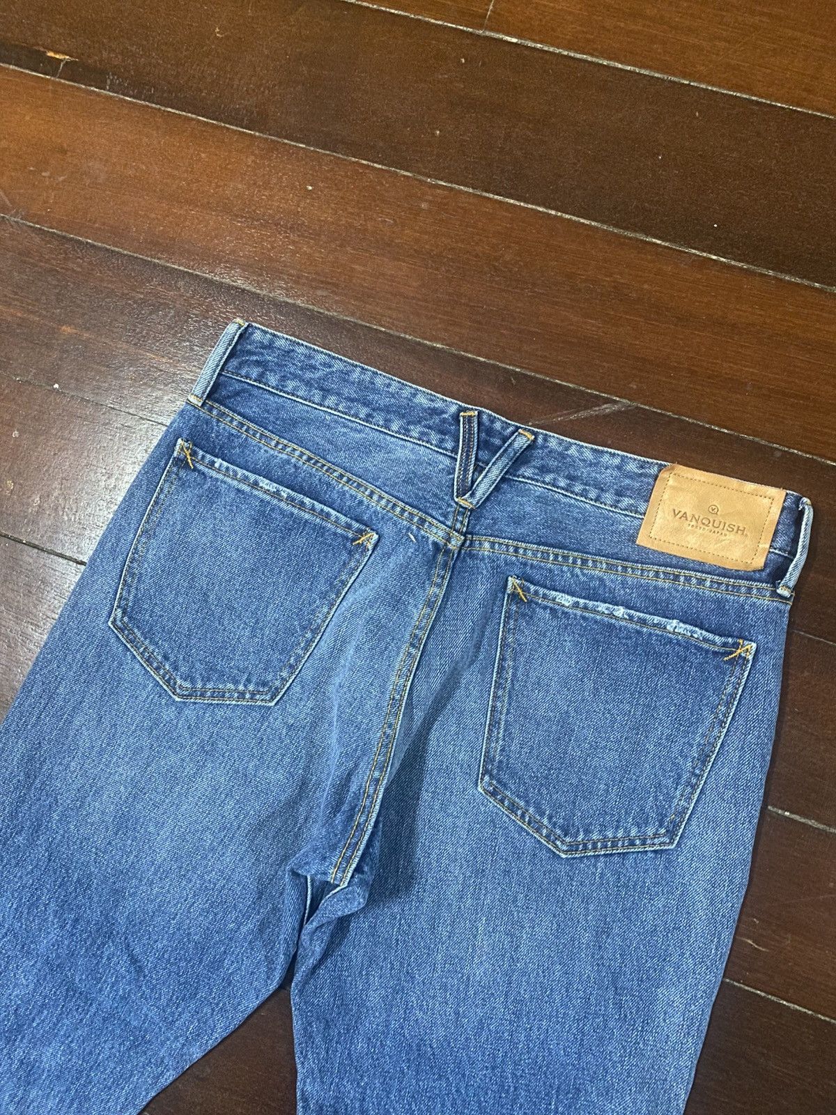 Vanquish Vanquish Japan Faded Blue Jeans distressed Size US 34 / EU 50 - 15 Thumbnail