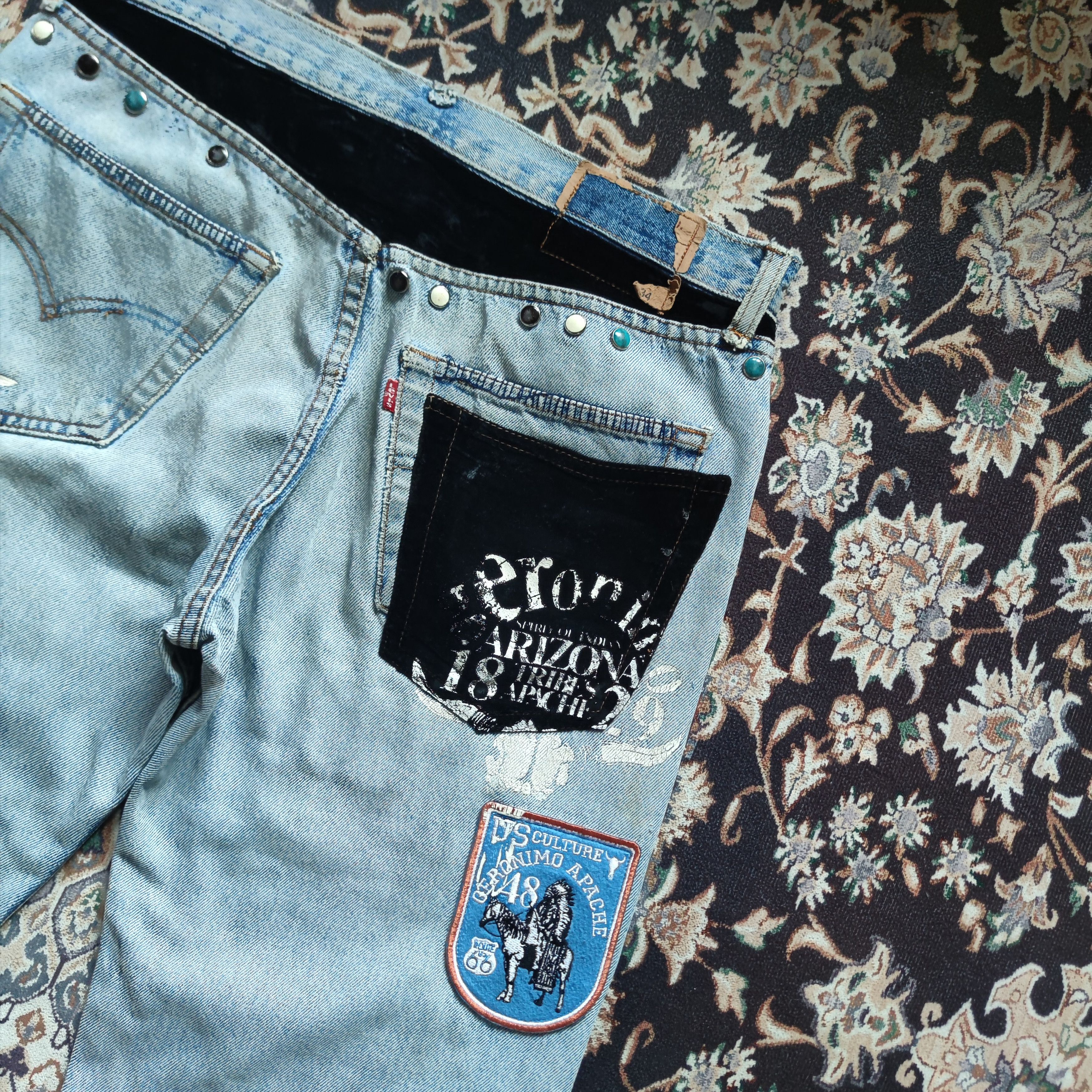 Levi's × Vintage VINTAGE LEVI'S STRAUSS GERONIMO ROUTE 66 MADE IN USA Size US 33 - 10 Thumbnail