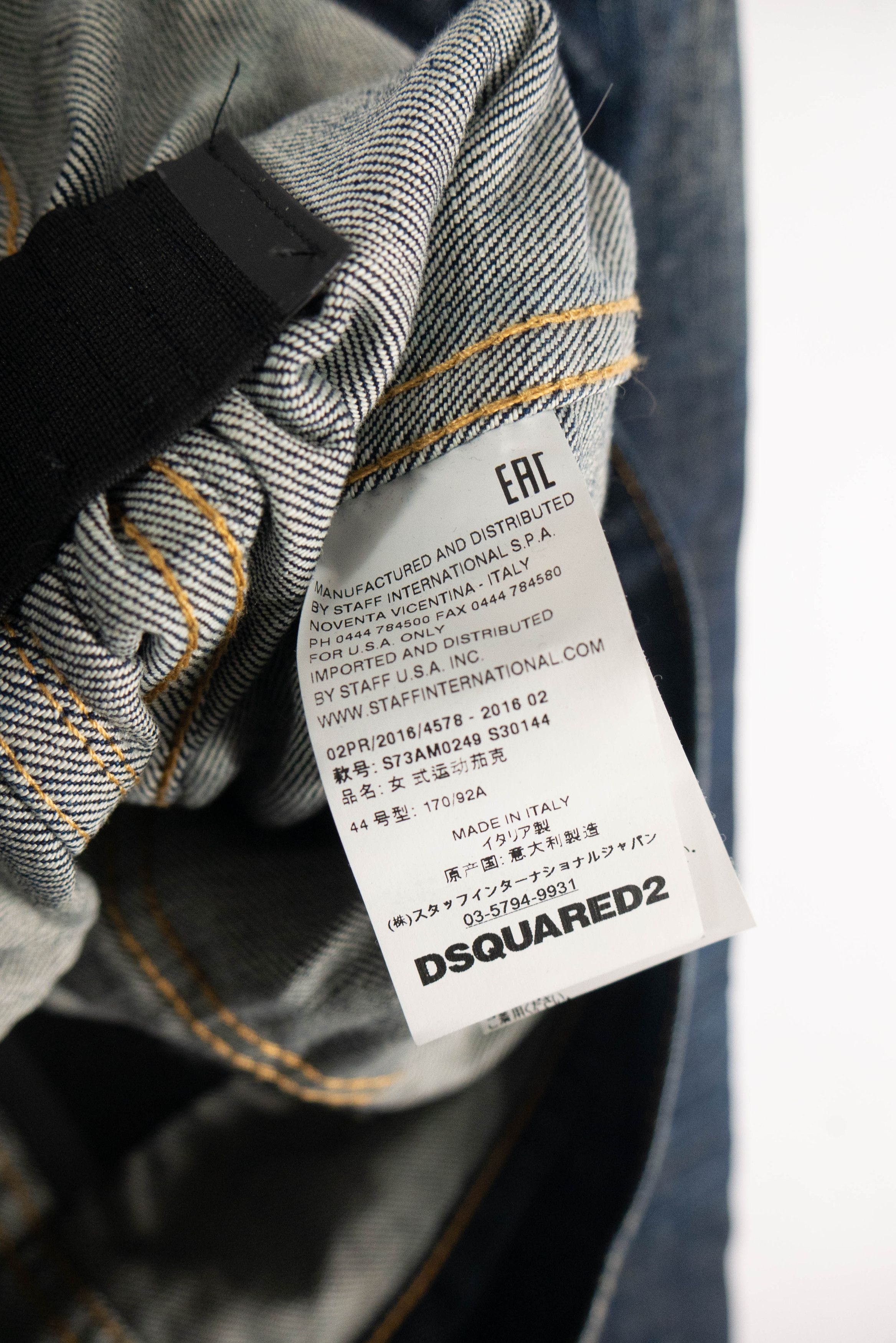 Dsquared2 Dsquared2 denim jacket – katana style, aesthetic streetwear Size M / US 6-8 / IT 42-44 - 15 Thumbnail