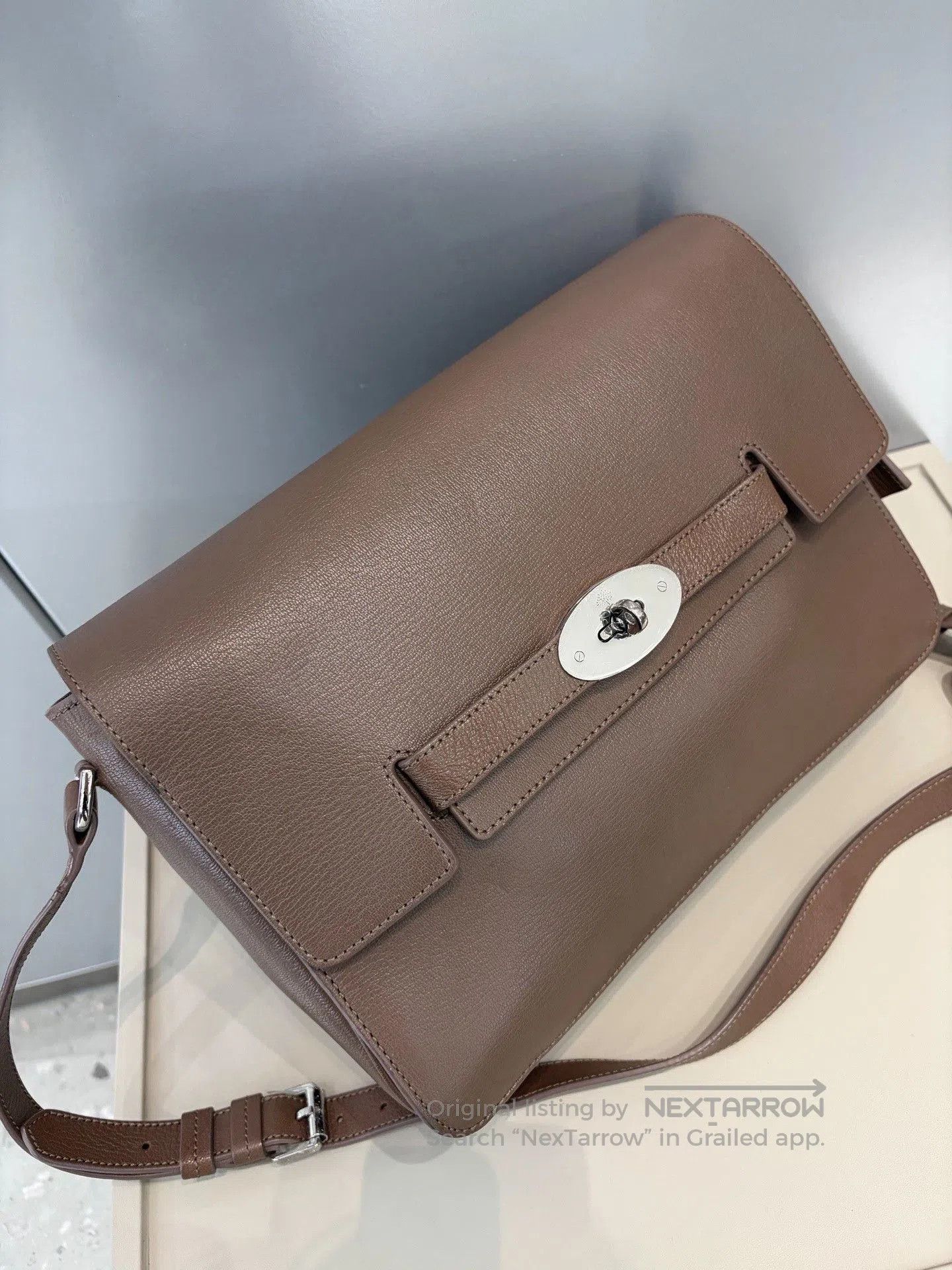 Mulberry Mulberry Elephant Gray Messenger Bag. Size ONE SIZE - 2 Thumbnail