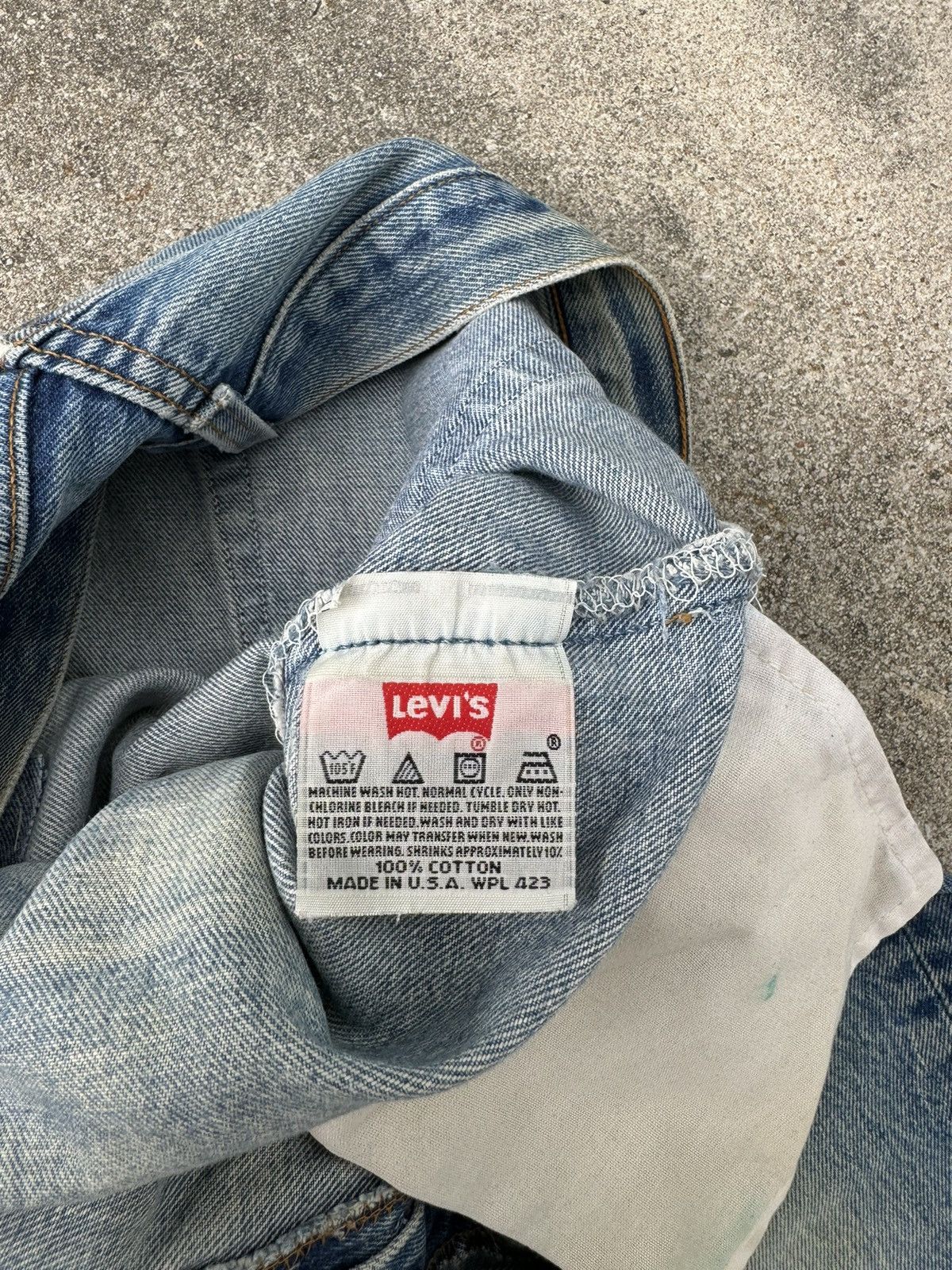 Vintage 90’s Levi’s 501xx Straight Leg Faded Jeans 37x30