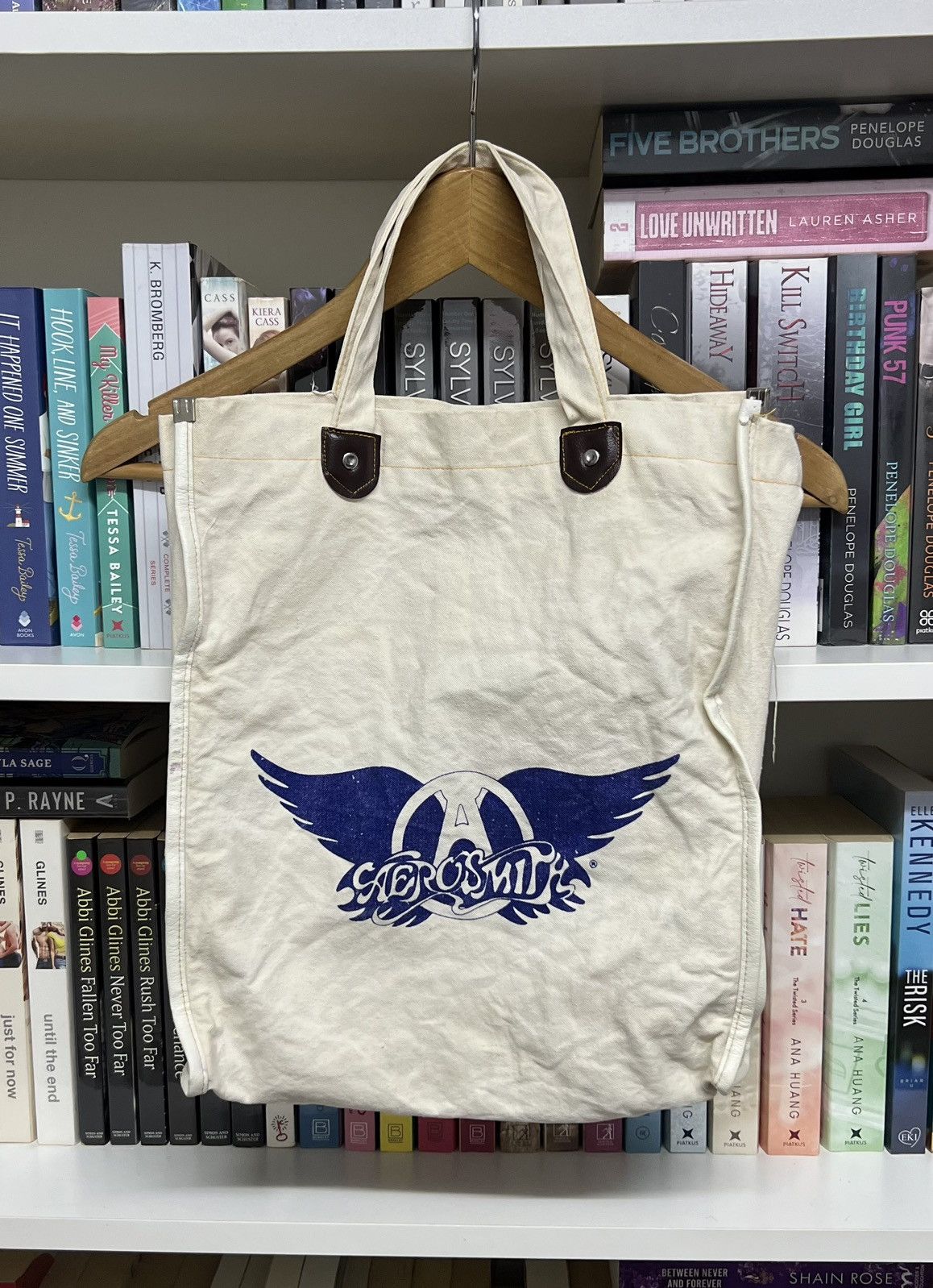Aerosmith × Band Tees × Wings Of Liberty Aerosmith X Wings Tote Bag Size ONE SIZE - 1 Thumbnail