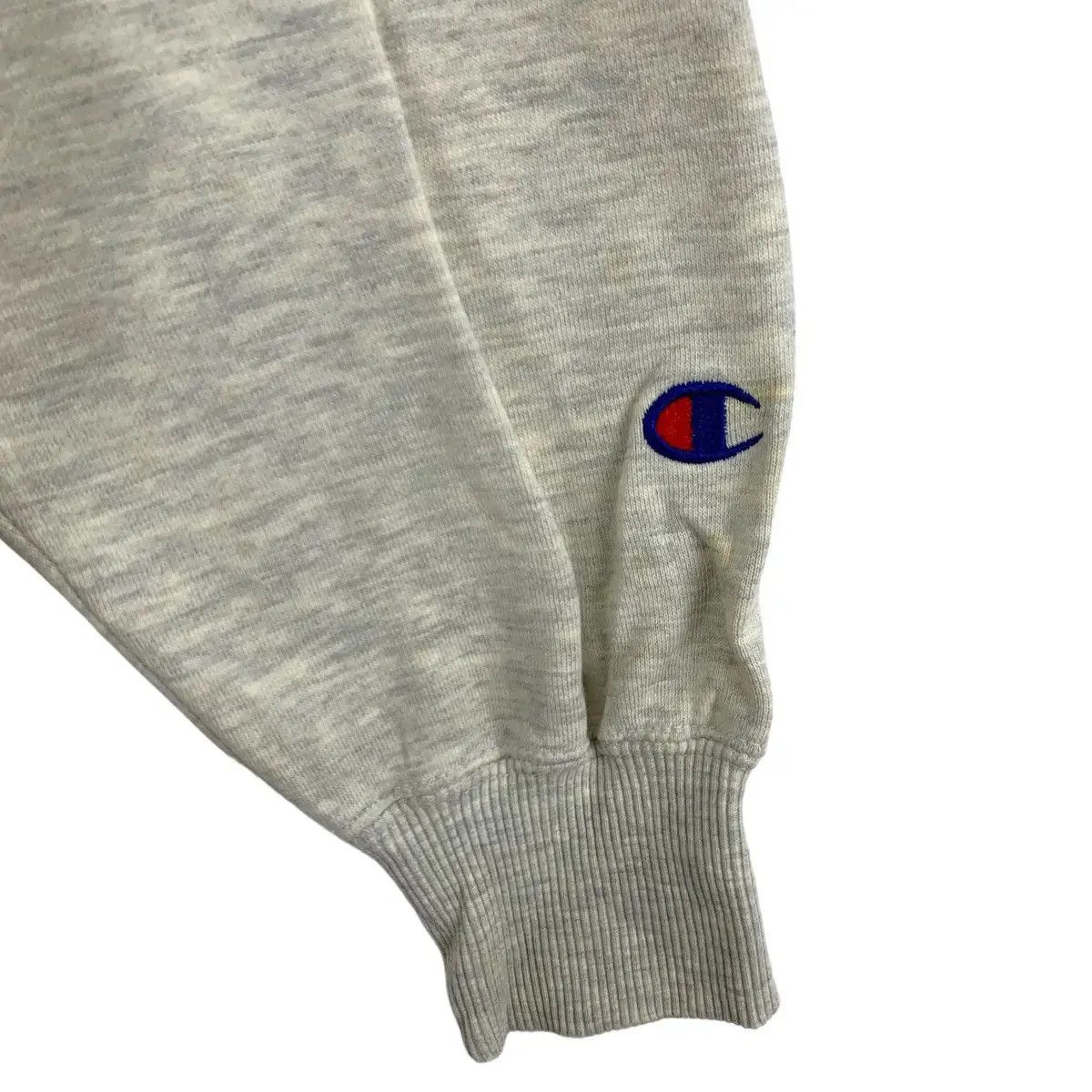 Champion Vintage CHAMPION USA Small Embroidered Logo Grey Hoodie Size US L / EU 52-54 / 3 - 3 Thumbnail