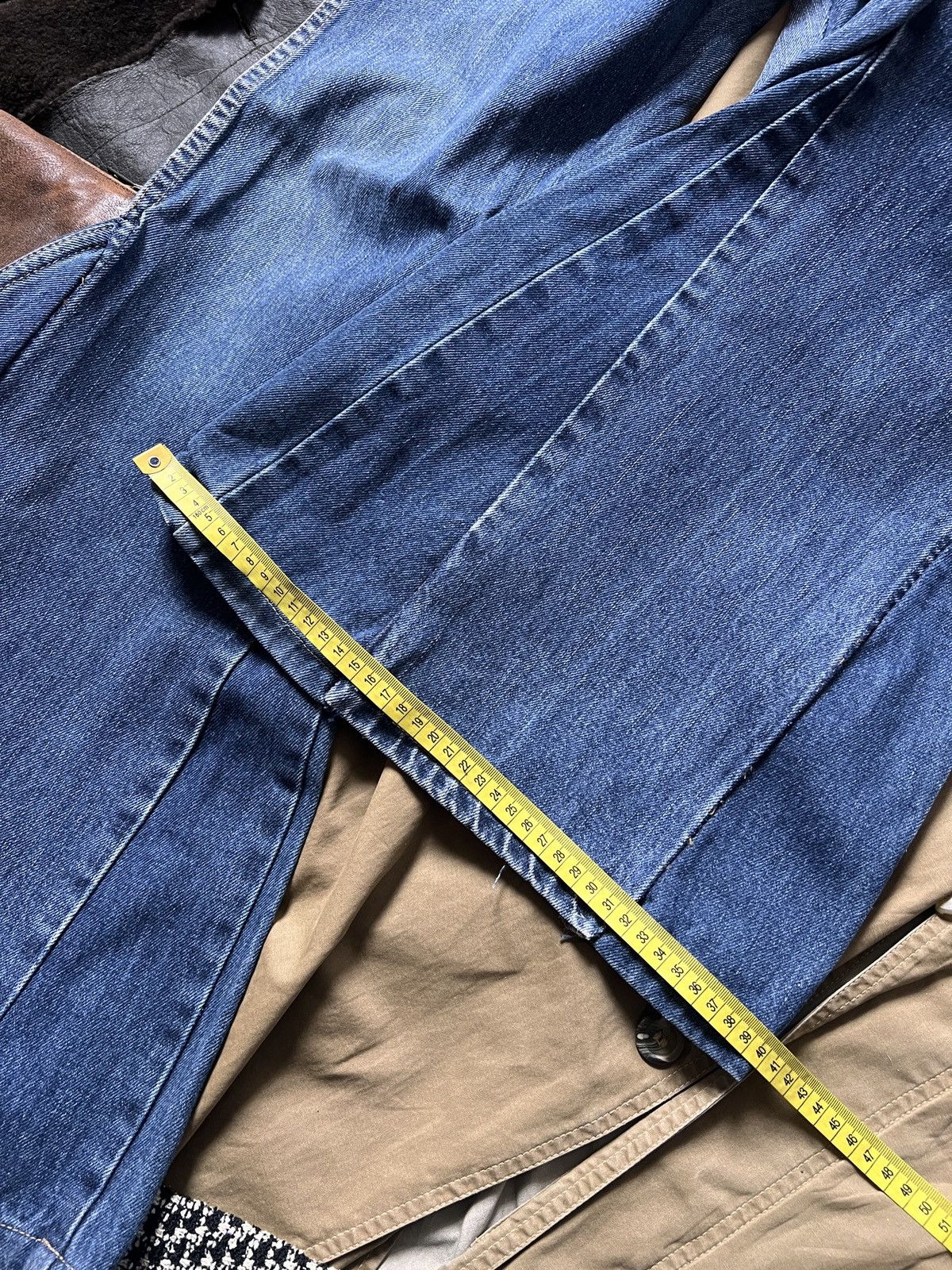 Wrangler Flared Wrangler Cowboy Y2K Jeans 32x32 Pants Size 30" / US 8 / IT 44 - 12 Thumbnail