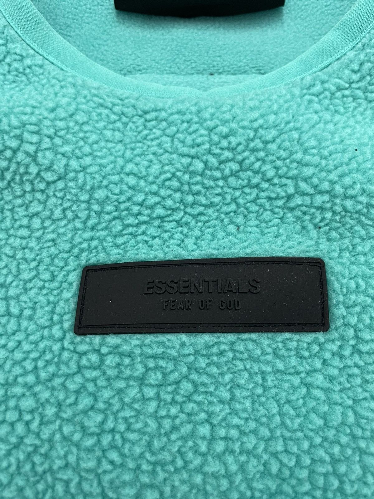 Essentials × Fear of God Polar Fleece Crewneck Sweatshirt Oversized Seafoam Size US S / EU 44-46 / 1 - 5 Thumbnail