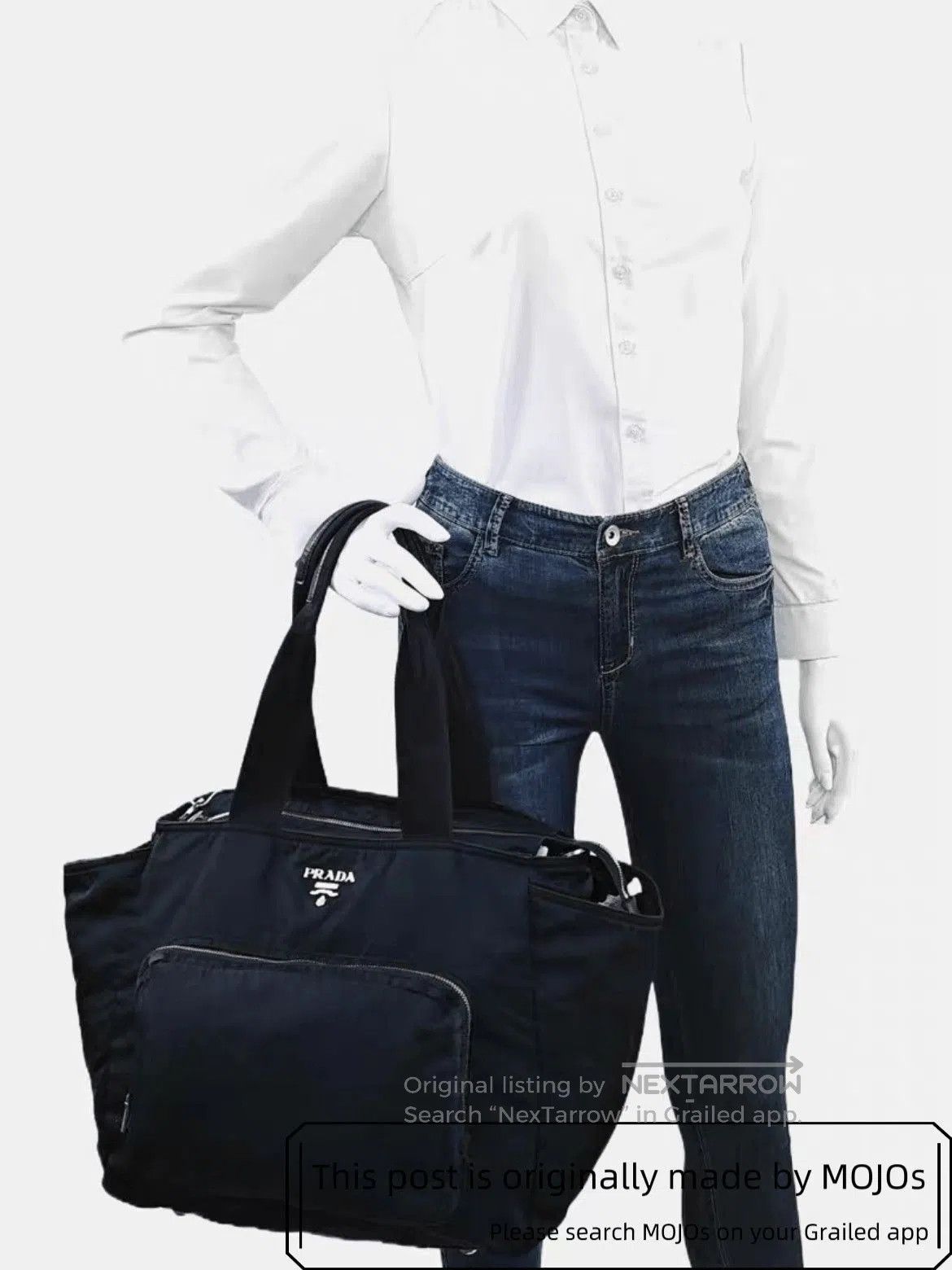 Prada Prada Big Pillow Logo Handbag. Size ONE SIZE - 9 Thumbnail