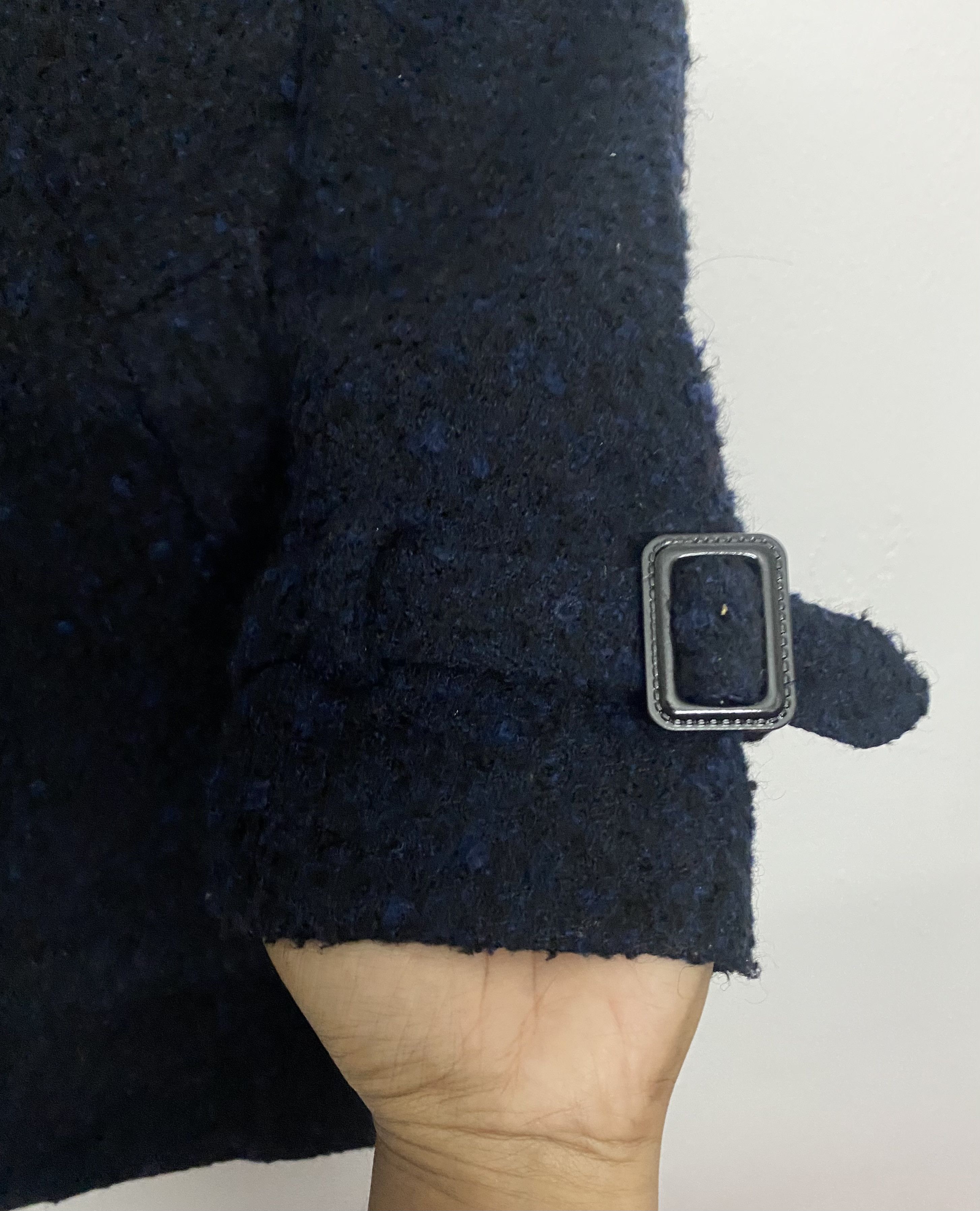 semanticdesign Semantic Design Shaggy Wool Texture Trench Coat / Overcoat Size US L / EU 52-54 / 3 - 13 Thumbnail