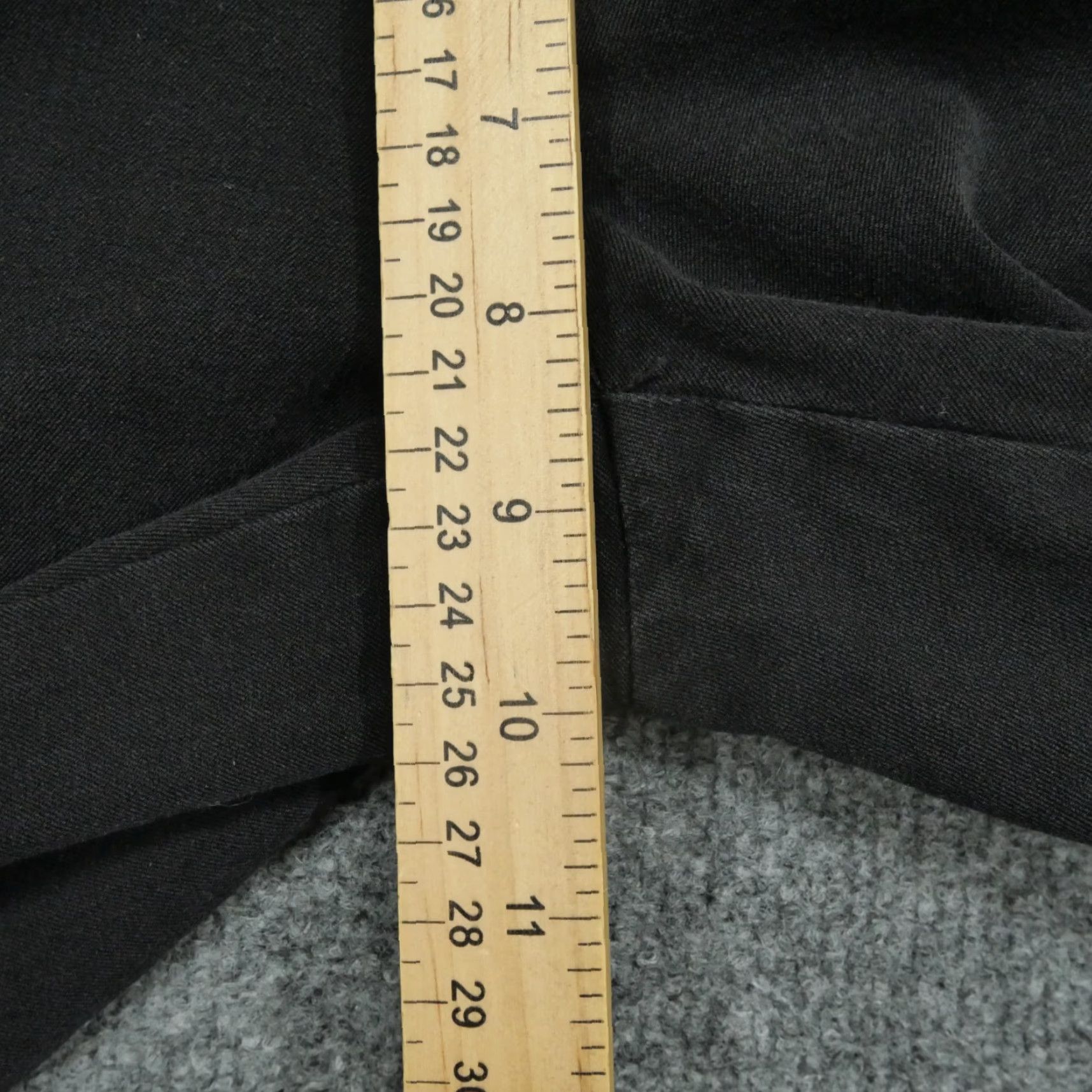 Anthropologie Anthropologie Pants Womens 4 Black Essential Slim Cropped Chino 29x24 Size 29" - 6 Thumbnail