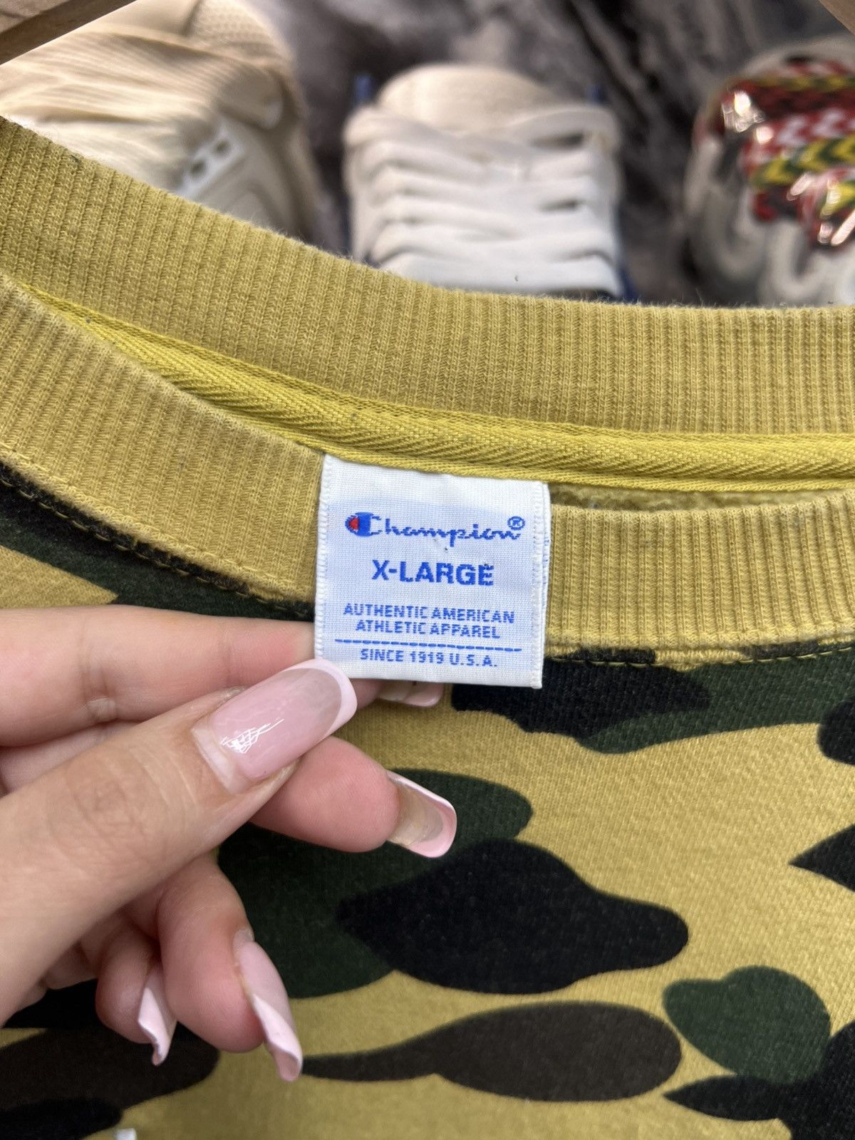 Bape × Champion Bape x Champion Crewneck Size US XL / EU 56 / 4 - 9 Thumbnail
