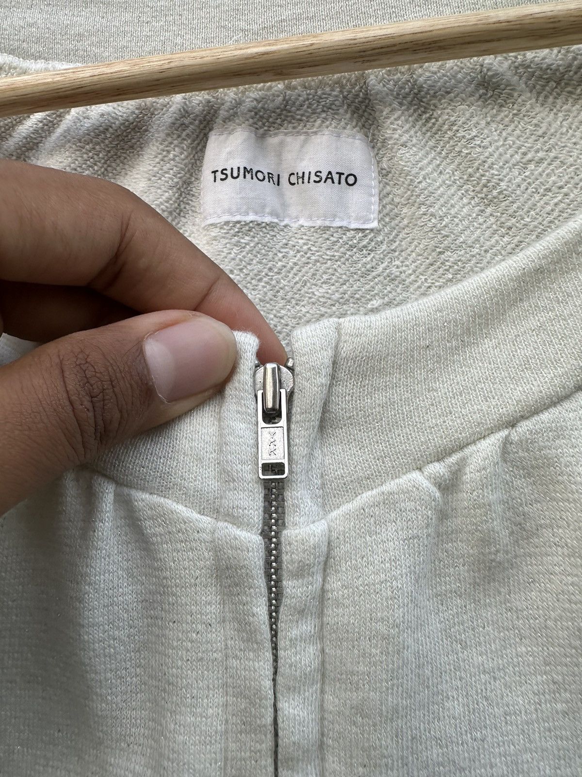 Issey Miyake TSUMORI CHISATO ZIPPER CREWNECK (WOMAN) Size US XS / EU 42 / 0 - 11 Thumbnail