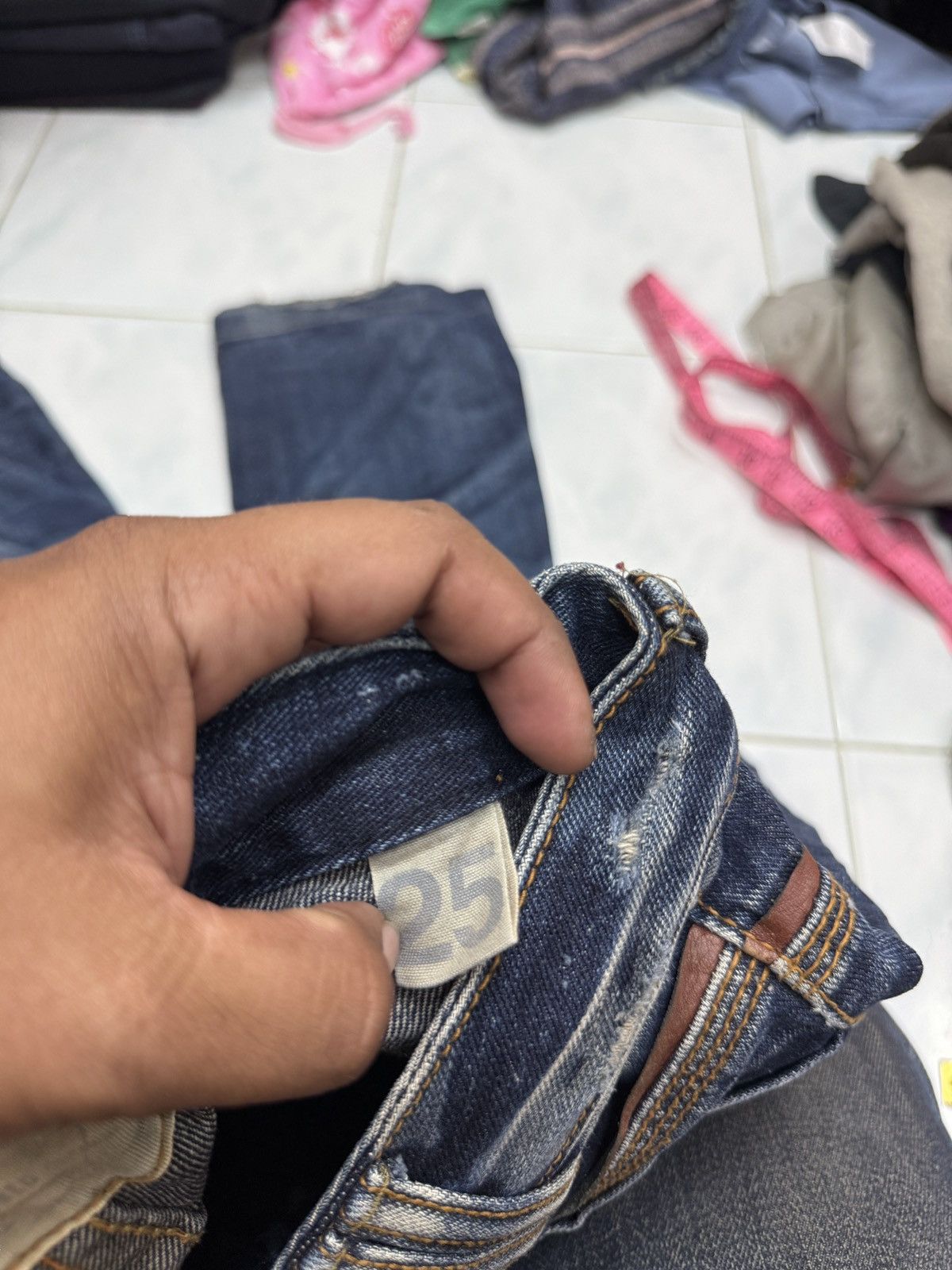 14th Addiction 🔥🔥🔥ARCHIVE VINTAGE LOLITA FLARE JEANS Size 26" / US 2 / IT 38 - 8 Thumbnail