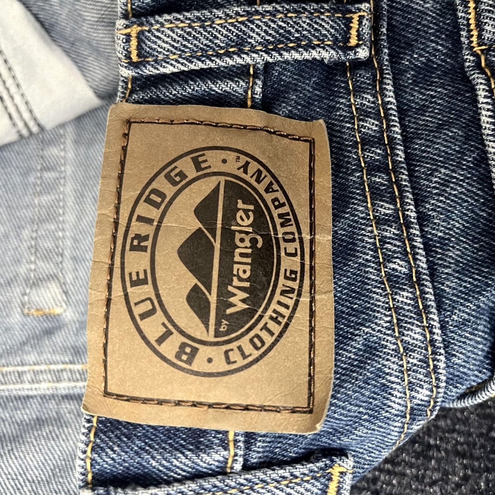 Wrangler Wrangler Jeans Mens 34x29 Blue Ridge Regular Fit Straight Leg Denim Pocket Zip Fly Denim Size US 34 / EU 50 - 3 Thumbnail