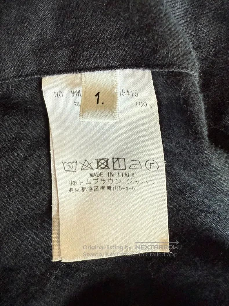Thom Browne Thom Browne Navy Blue Shirt Size US S / EU 44-46 / 1 - 4 Thumbnail