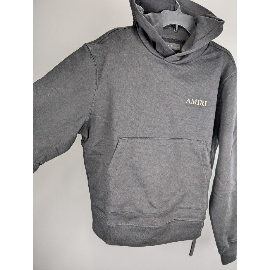 Amiri o1rshd1 Puff Logo Hoodie in Black Size US XL / EU 56 / 4 - 10 Thumbnail