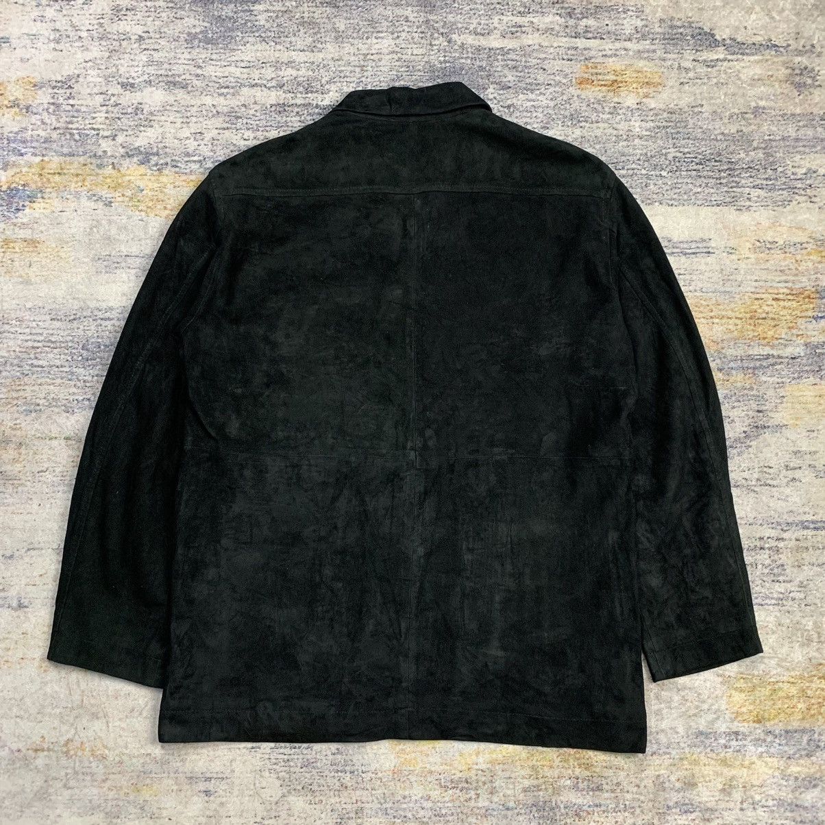 Issey Miyake × Japanese Brand Issey miyake men ss 2002 suede leather jacket Size US M / EU 48-50 / 2 - 3 Thumbnail