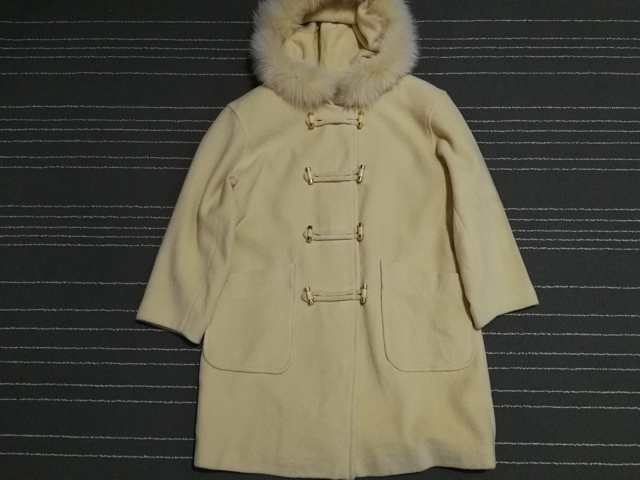 Japanese Brand Vintage jean clement winter coats yellow M 1795 Size M / US 6-8 / IT 42-44 - 3 Thumbnail
