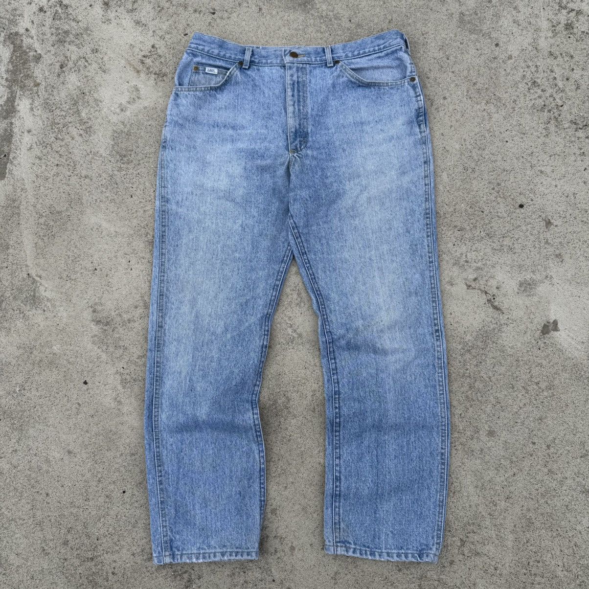 Lee × Vintage Vintage 80’s Lee Riders Jeans 36x30 Made in USA 100% Cotton Size US 36 / EU 52 - 2 Thumbnail