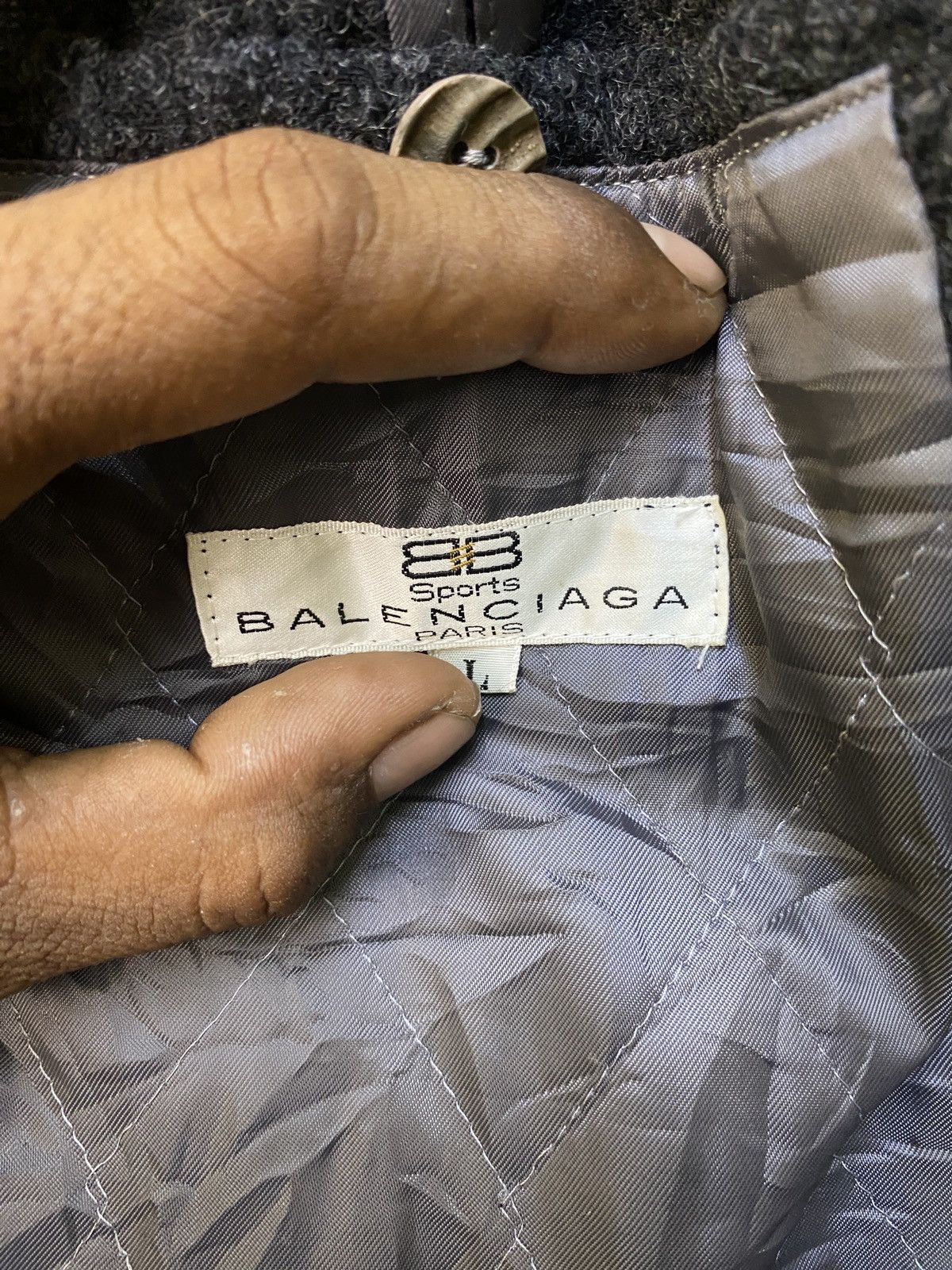 Balenciaga Balenciaga woll jacket Size US L / EU 52-54 / 3 - 5 Thumbnail