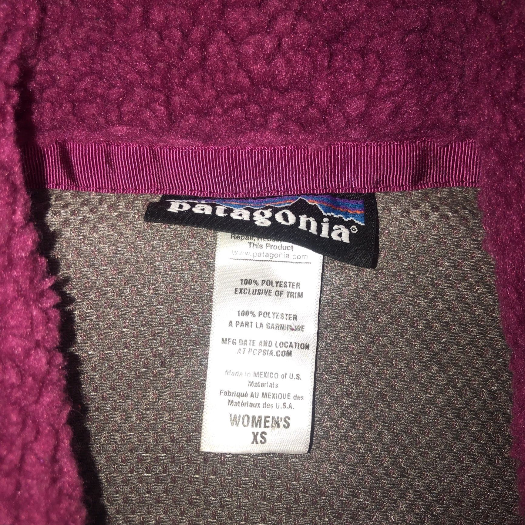 Patagonia Patagonia Purple Fleece Vest Womens Size XS Size XS / US 0-2 / IT 36-38 - 3 Thumbnail