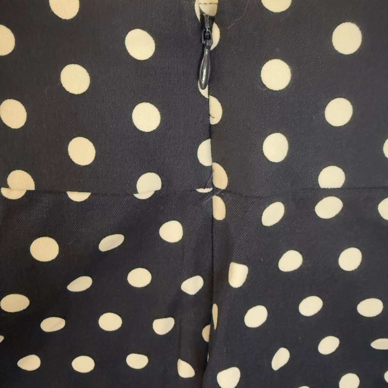 Other Banana Republic Factory black & white polka dot mini skirt 6 Size 28" / US 6 / IT 42 - 4 Thumbnail