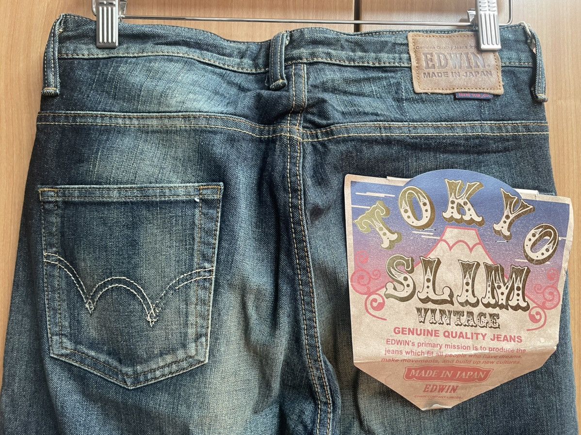 Edwin Edwin Tokyo Slim Vintage Denim Size 29 Size US 29 - 6 Thumbnail