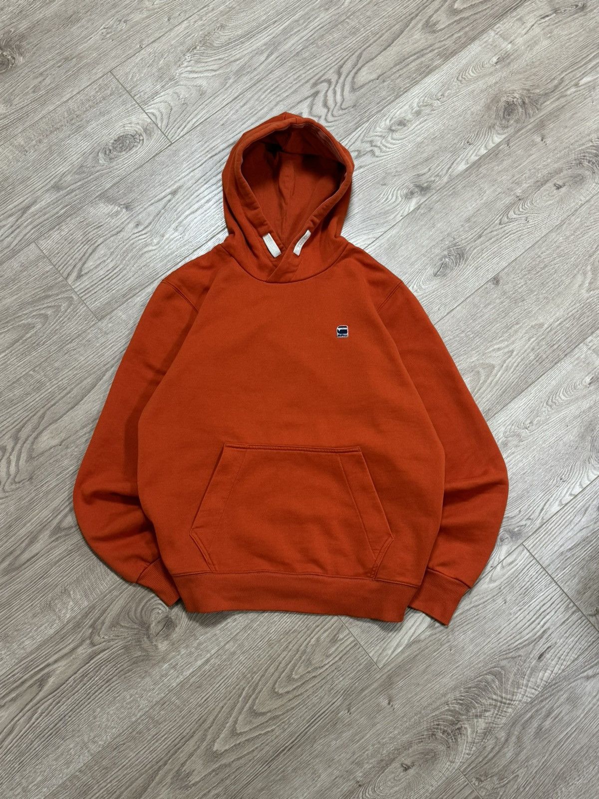 G-Star × Vintage Vintage G-Star Raw Y2K orange zip hoodie Size US L / EU 52-54 / 3 - 3 Thumbnail