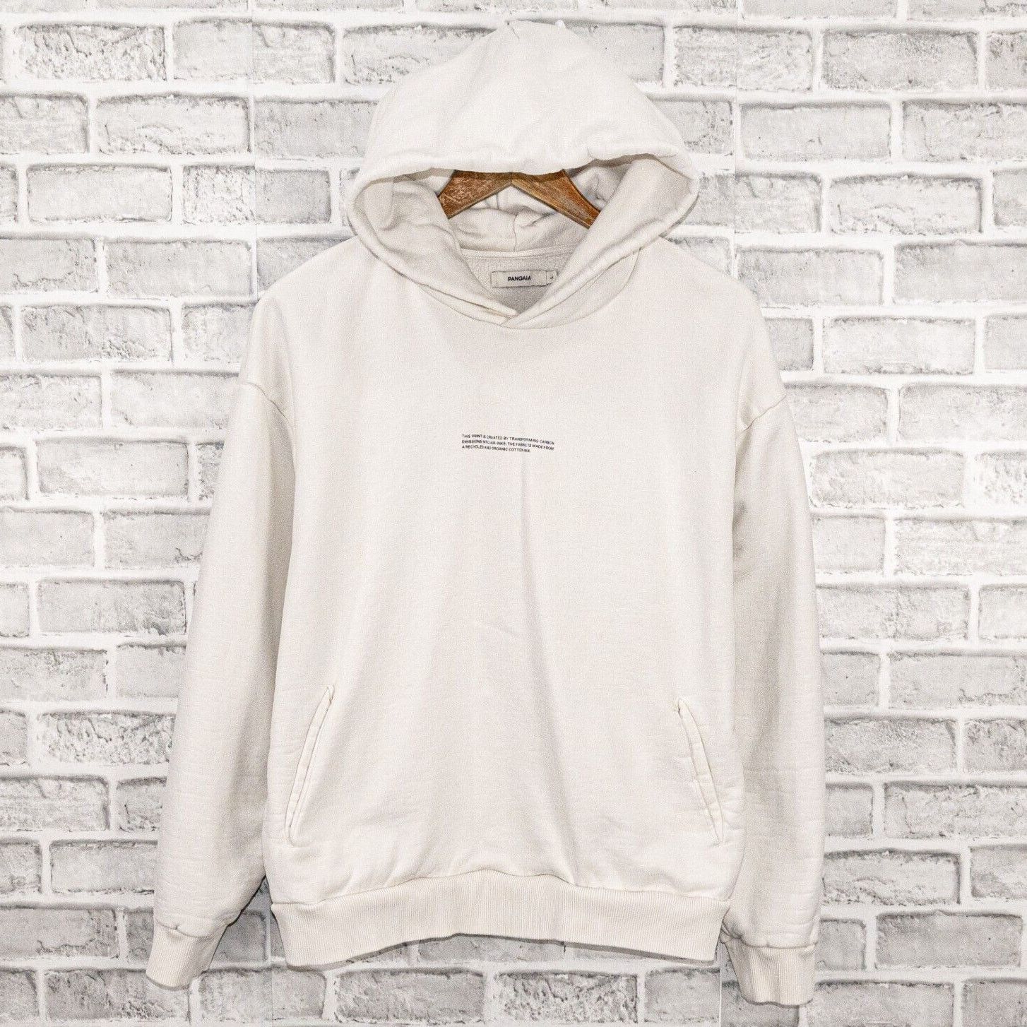 Pangaia PANGAIA Recycled Organic cotton Air Ink Hoodie off white Size L / US 10 / IT 46 - 1 Thumbnail