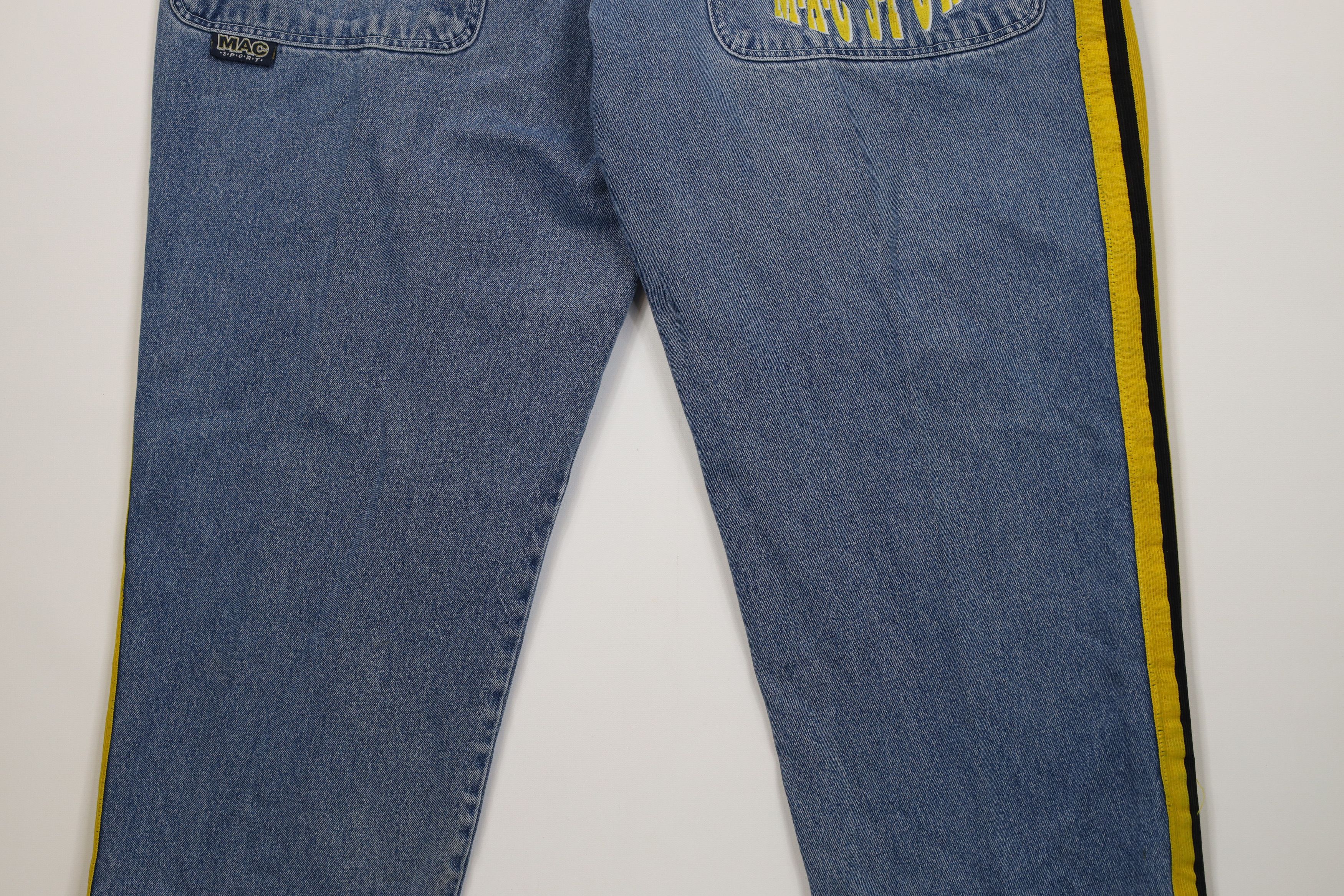 Vintage Vintage 90s Y2K Streetwear Striped Wide Leg Skateboard Jeans Size US 44 / EU 60 - 13 Thumbnail