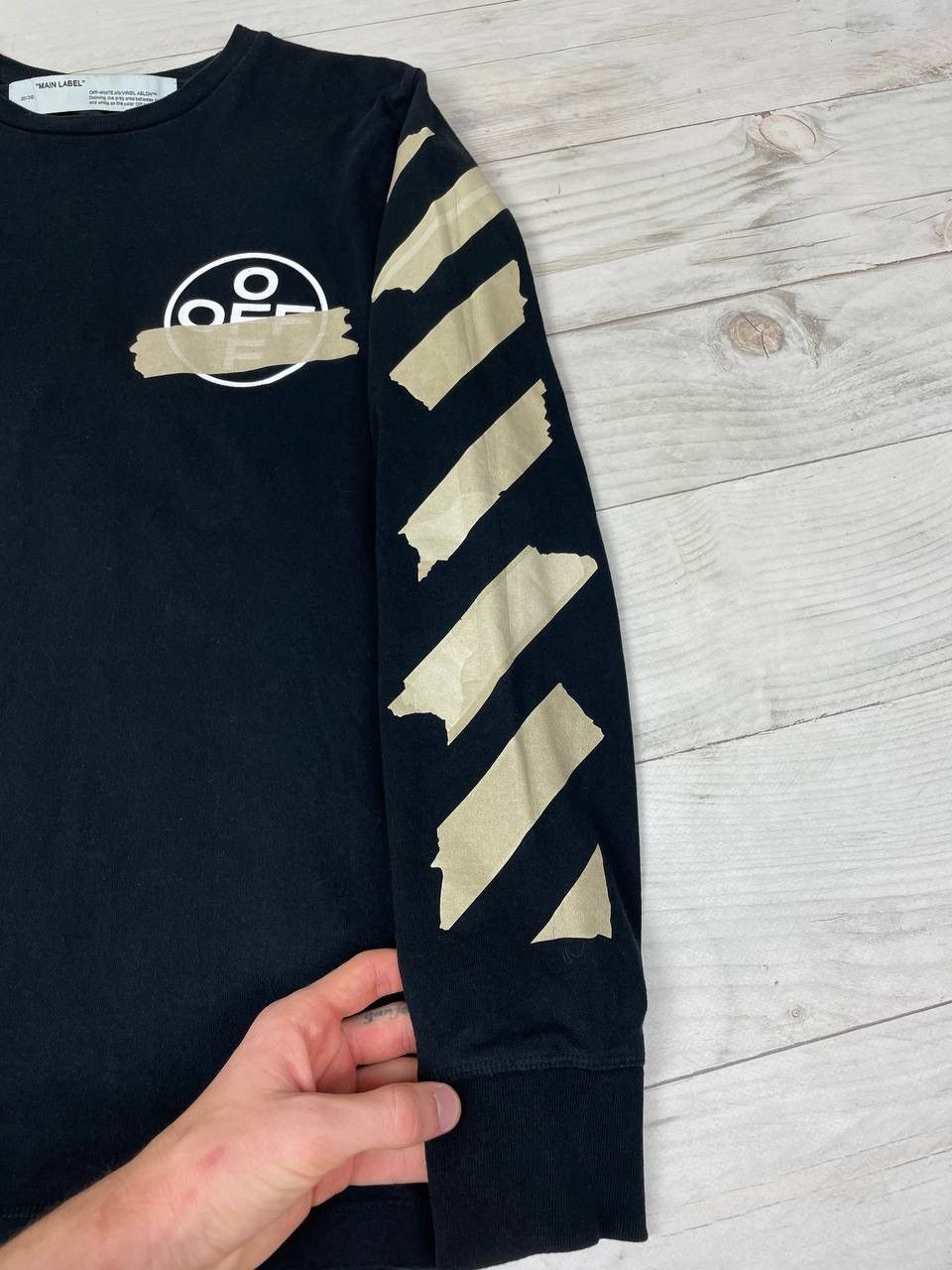 Off-White Off-White Big Logo Print Long Sleeve T-Shirt Y2K Size US S / EU 44-46 / 1 - 12 Thumbnail