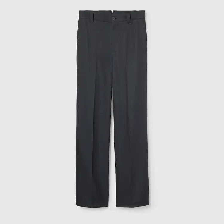 Gucci o1loc1c1225 824321 Cotton Fabric Blend Pant in Dark Blue Size US 38 / EU 54 - 1 Thumbnail