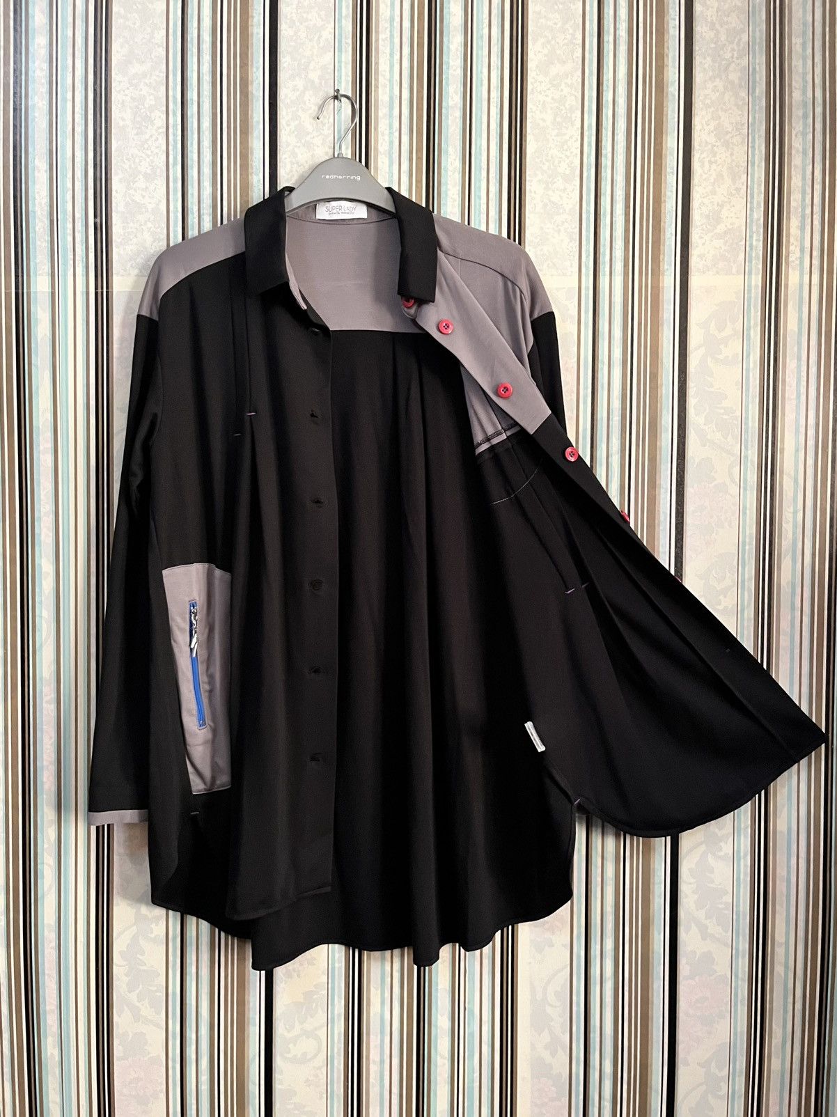 Kansai Yamamoto 1990s iconic works avant round-poc #H1 Size S / US 4 / IT 40 - 3 Thumbnail