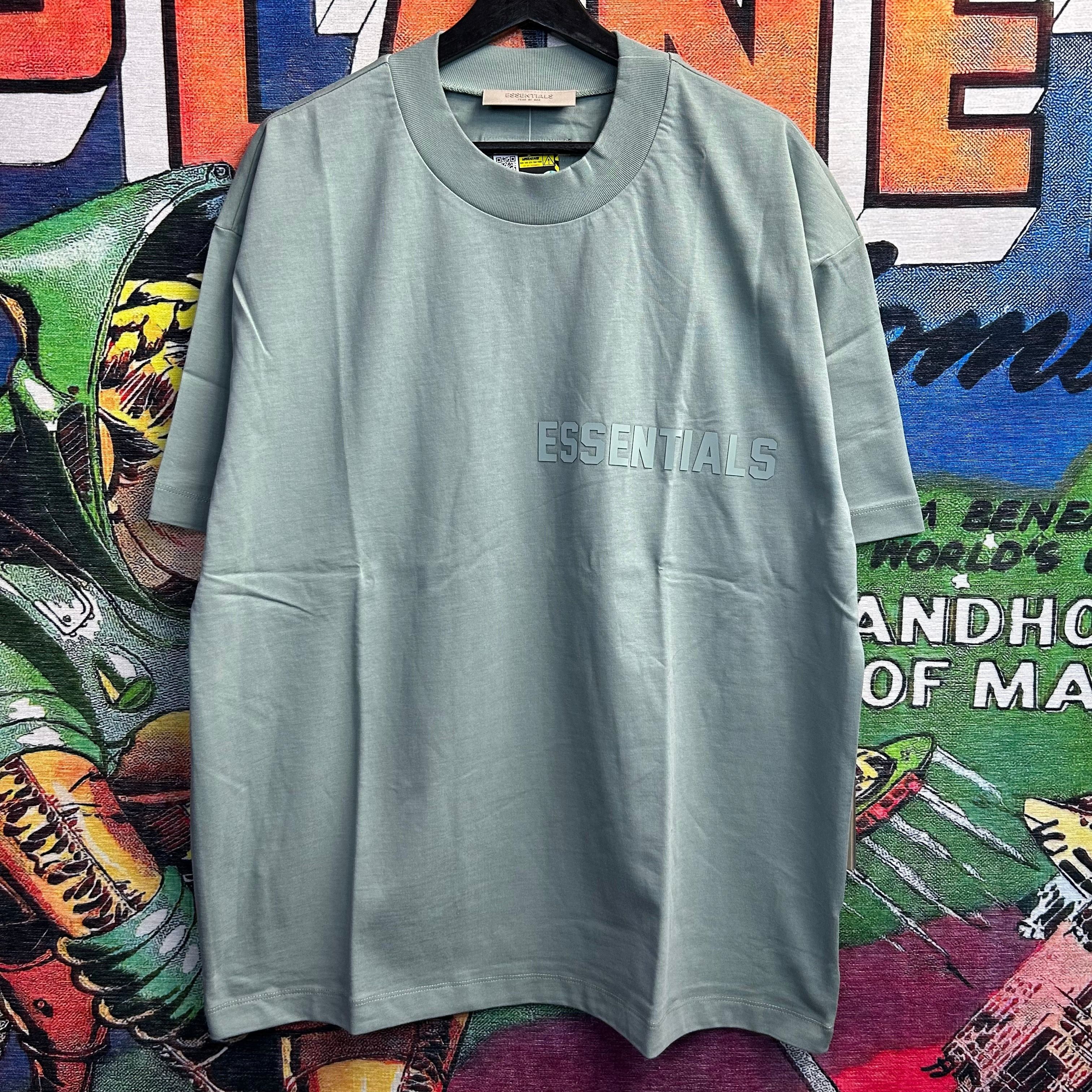 Brand New Essentials Fear Of God Logo Sycamore Tee Sz Large