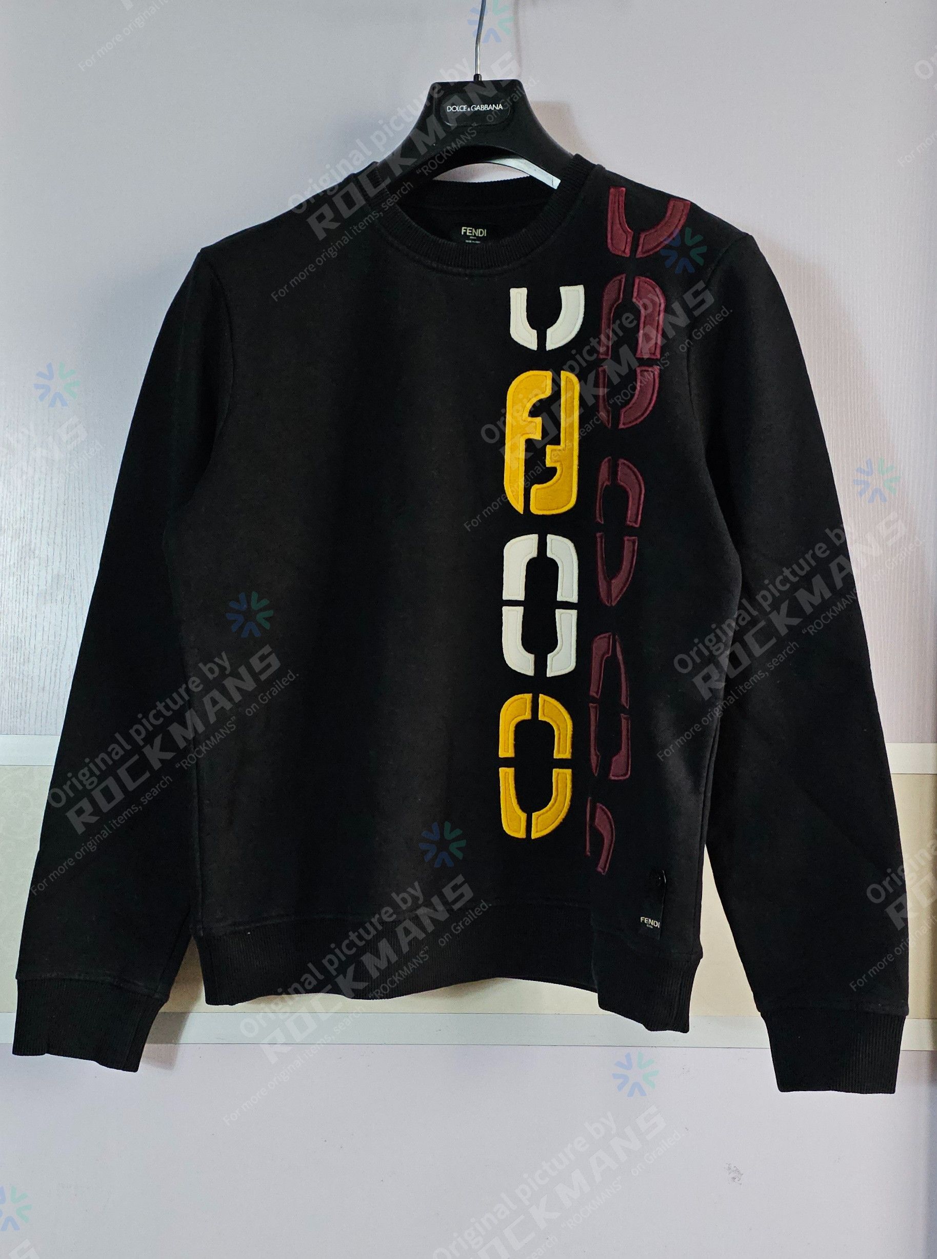 Fendi Fendi Black FF Sweatshirts size M Size US M / EU 48-50 / 2 - 1 Thumbnail