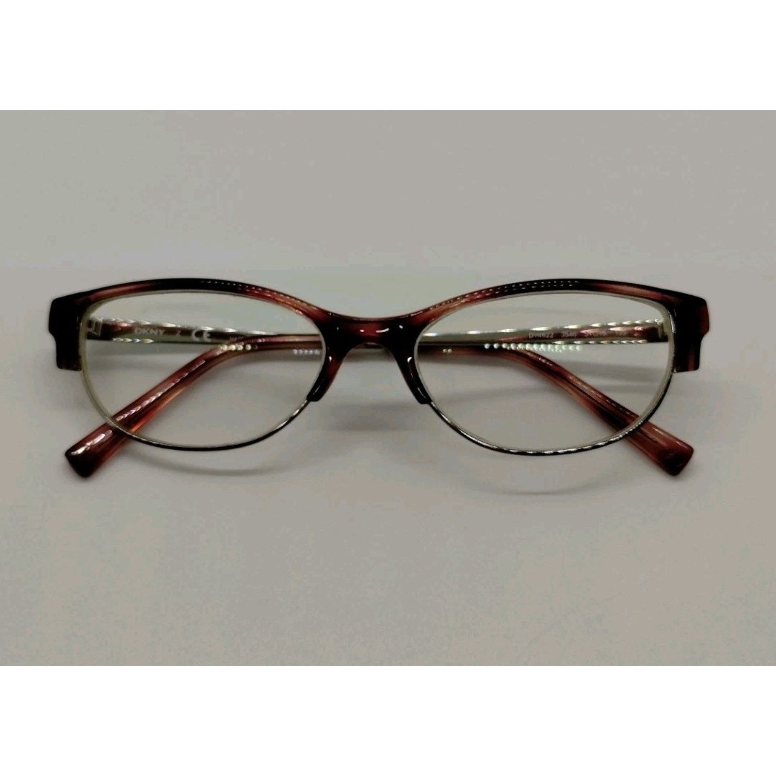 DKNY DKNY Eyeglass Frames DY4622-3540 Pink Brown Tortoise Silver Size ONE SIZE - 1 Thumbnail