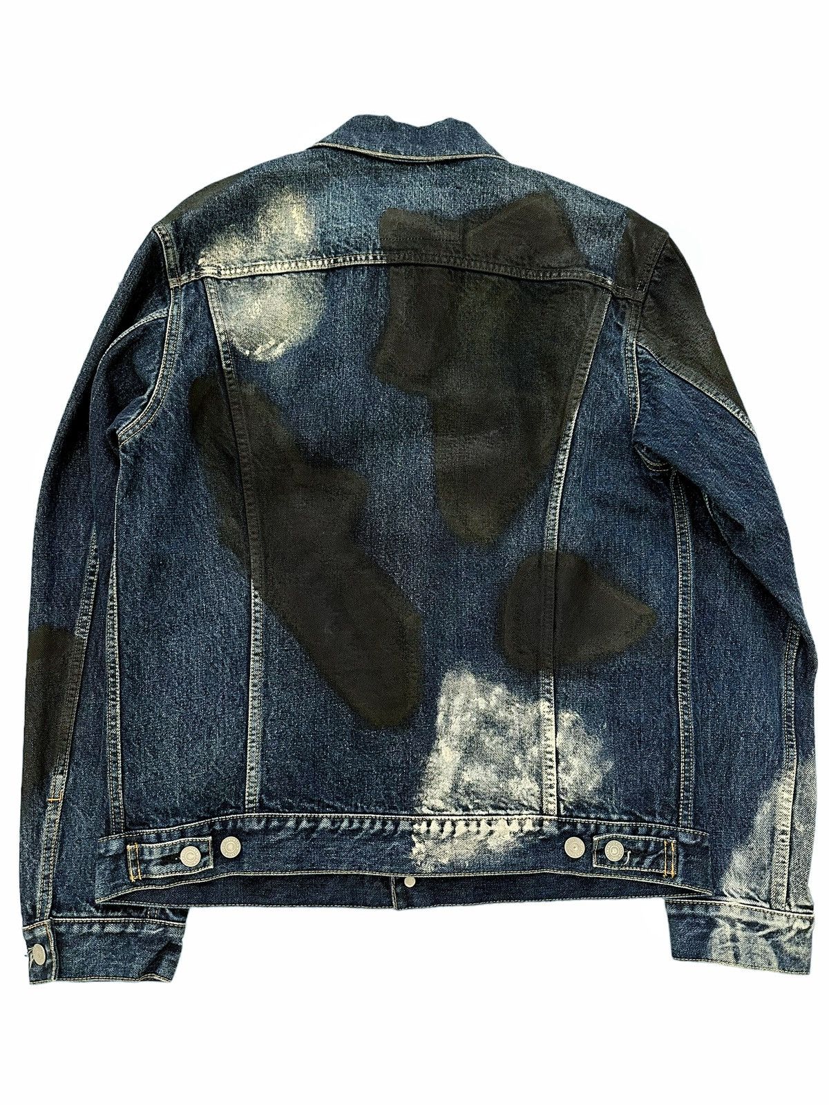 Yohji Yamamoto x Spotted Horse Craft Painted Z-Denim Trucker Jacket Size US M / EU 48-50 / 2 - 3 Thumbnail