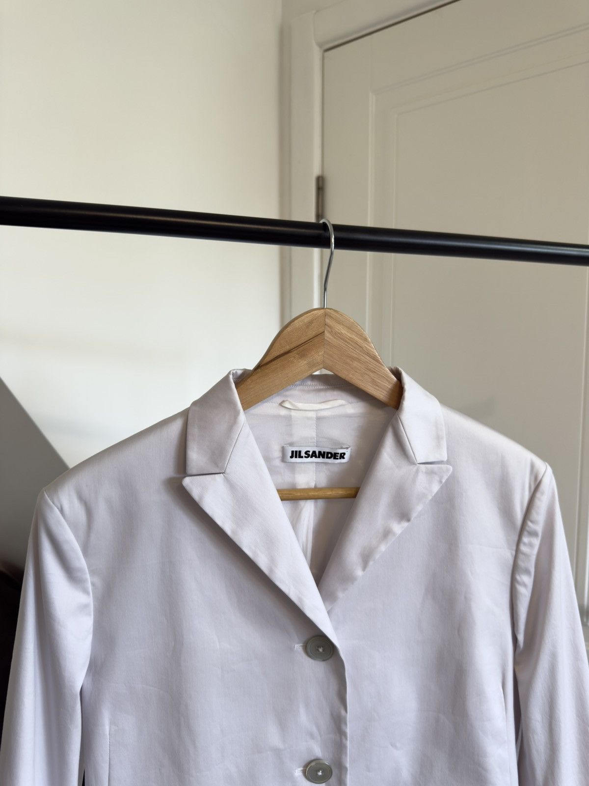 Jil Sander JIL SANDER Lightweight Cotton/Nylon Blazer Jacket Rare Piece Size M / US 6-8 / IT 42-44 - 3 Thumbnail