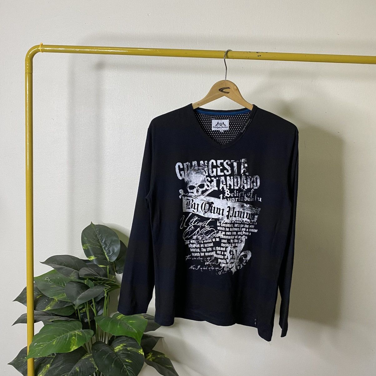 If Six Was Nine Seditionaries Poem Cyber Gothic Punk Grunge Glam Rock LS Tee Size US M / EU 48-50 / 2 - 1 Thumbnail
