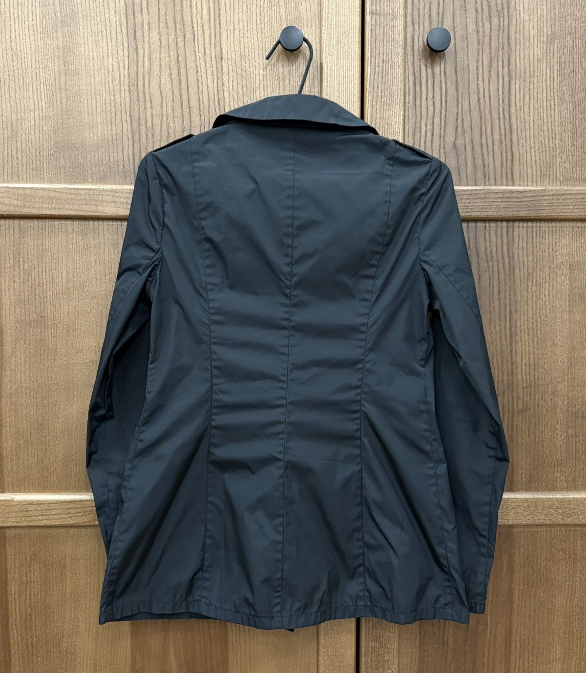Aspesi Aspesi Black Nylon Light Trench Jacket Size S / US 4 / IT 40 - 9 Thumbnail