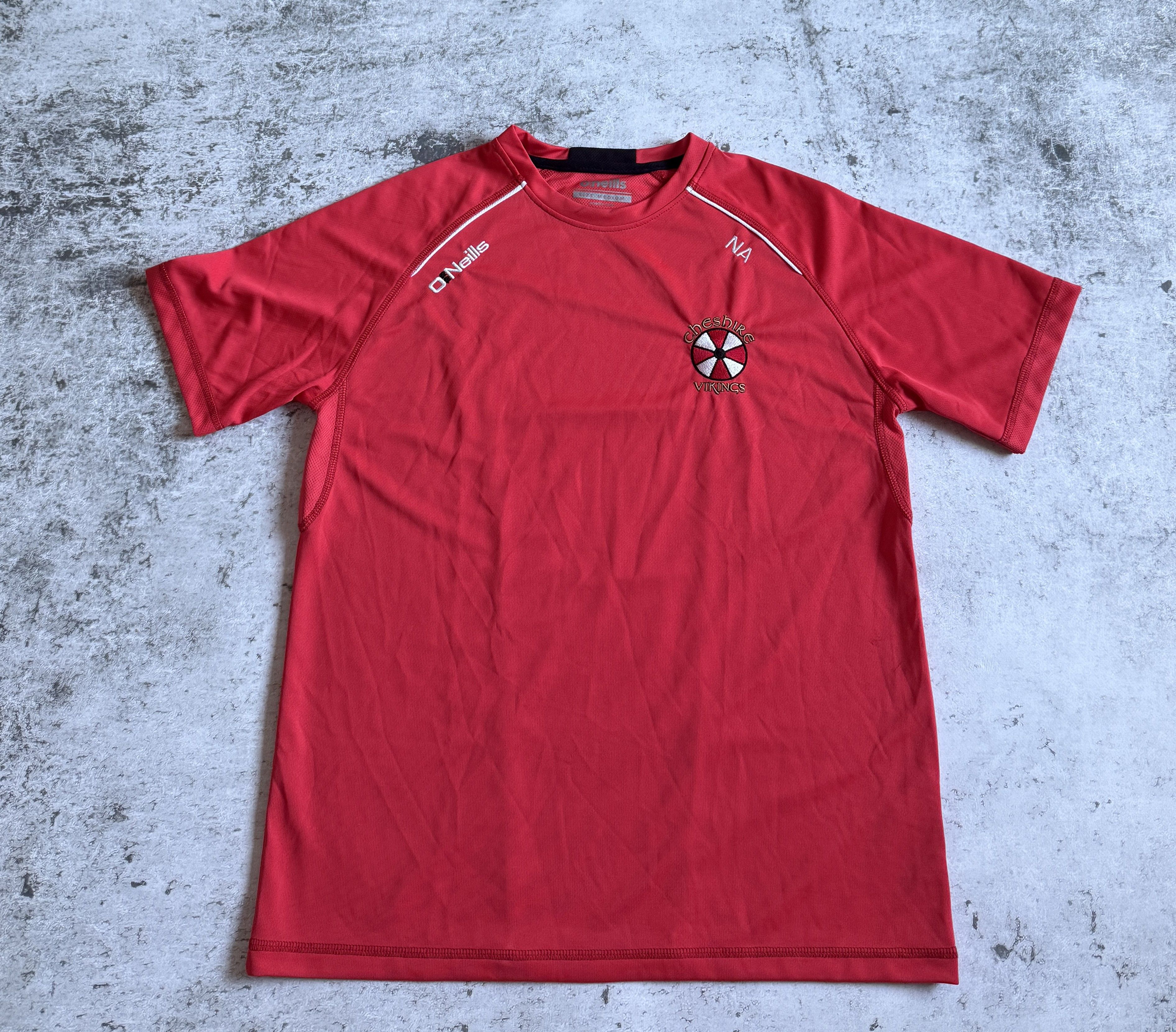 O'Neills Cheshire Vikings JFC shirt jersey size M red Size US M / EU 48-50 / 2 - 1 Thumbnail